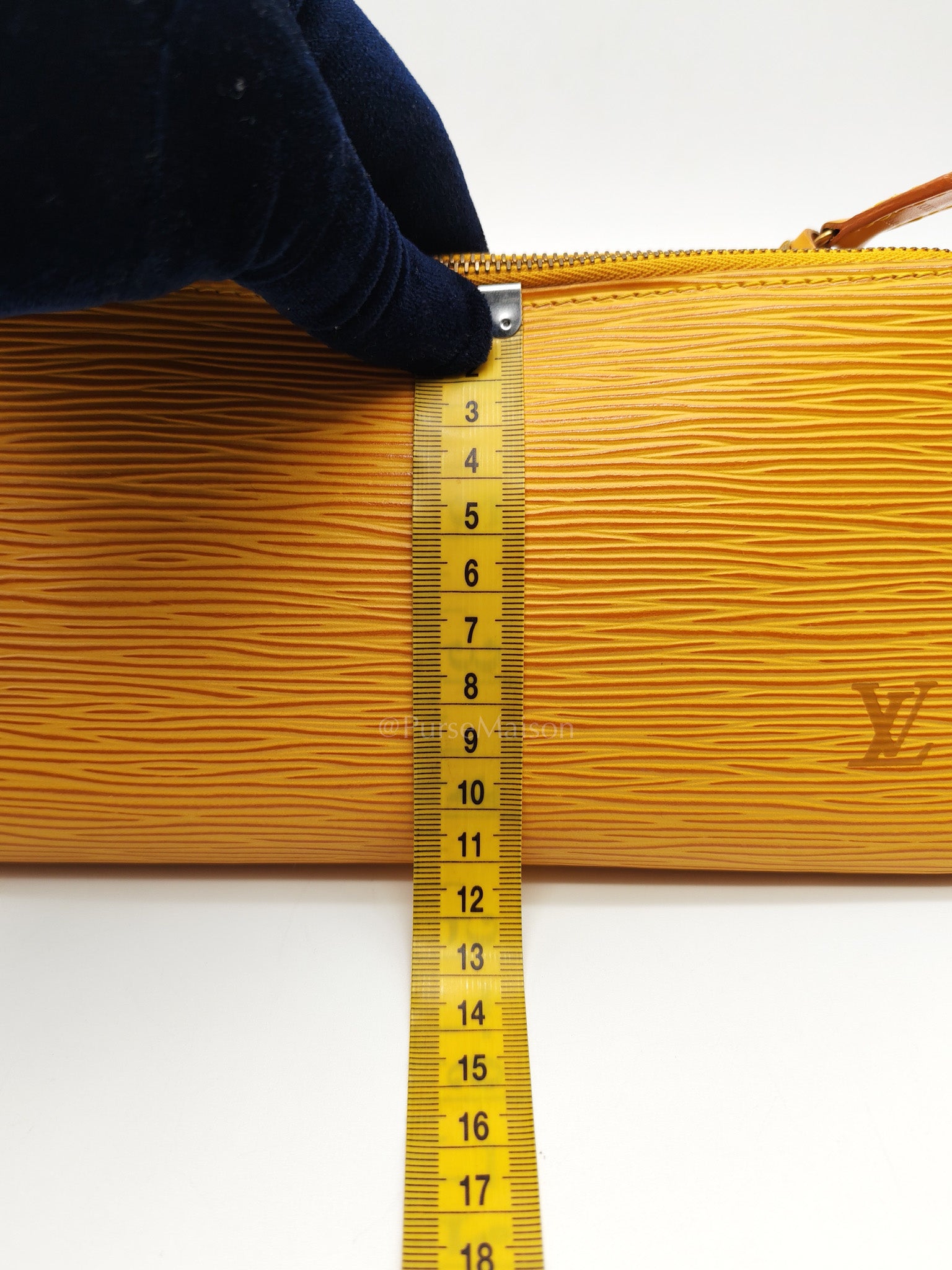 Tassil Pochette Accessoires in Yellow Epi Leather & Gold Hardware (Datecode: CA0968)