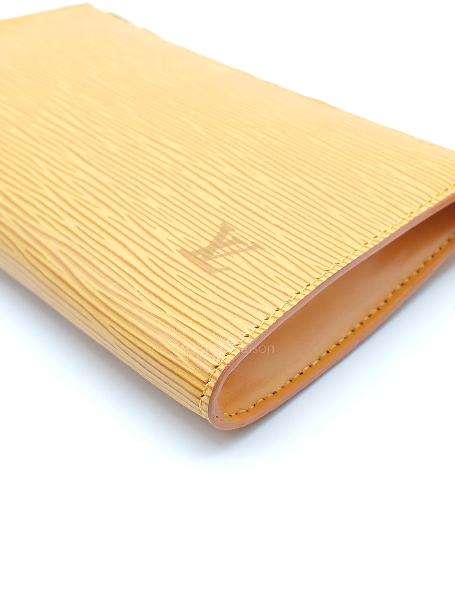 Tassil Pochette Accessoires in Yellow Epi Leather & Gold Hardware (Datecode: CA0968)