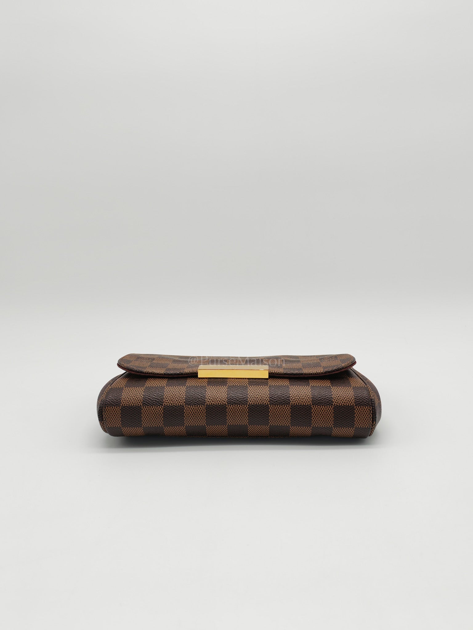 Favorite PM Pochette in Damier Ebene Canvas Shoulder Bag (Date Code: DU2124)