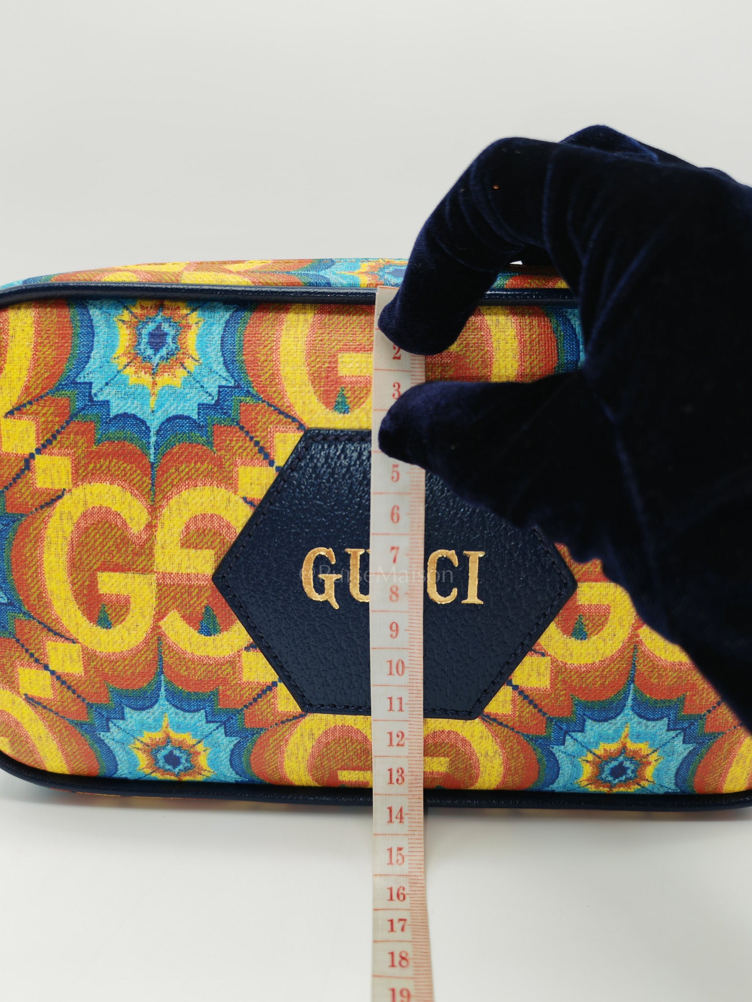 Supreme Kaleidoscope Calfskin Script Logo Belt Bag