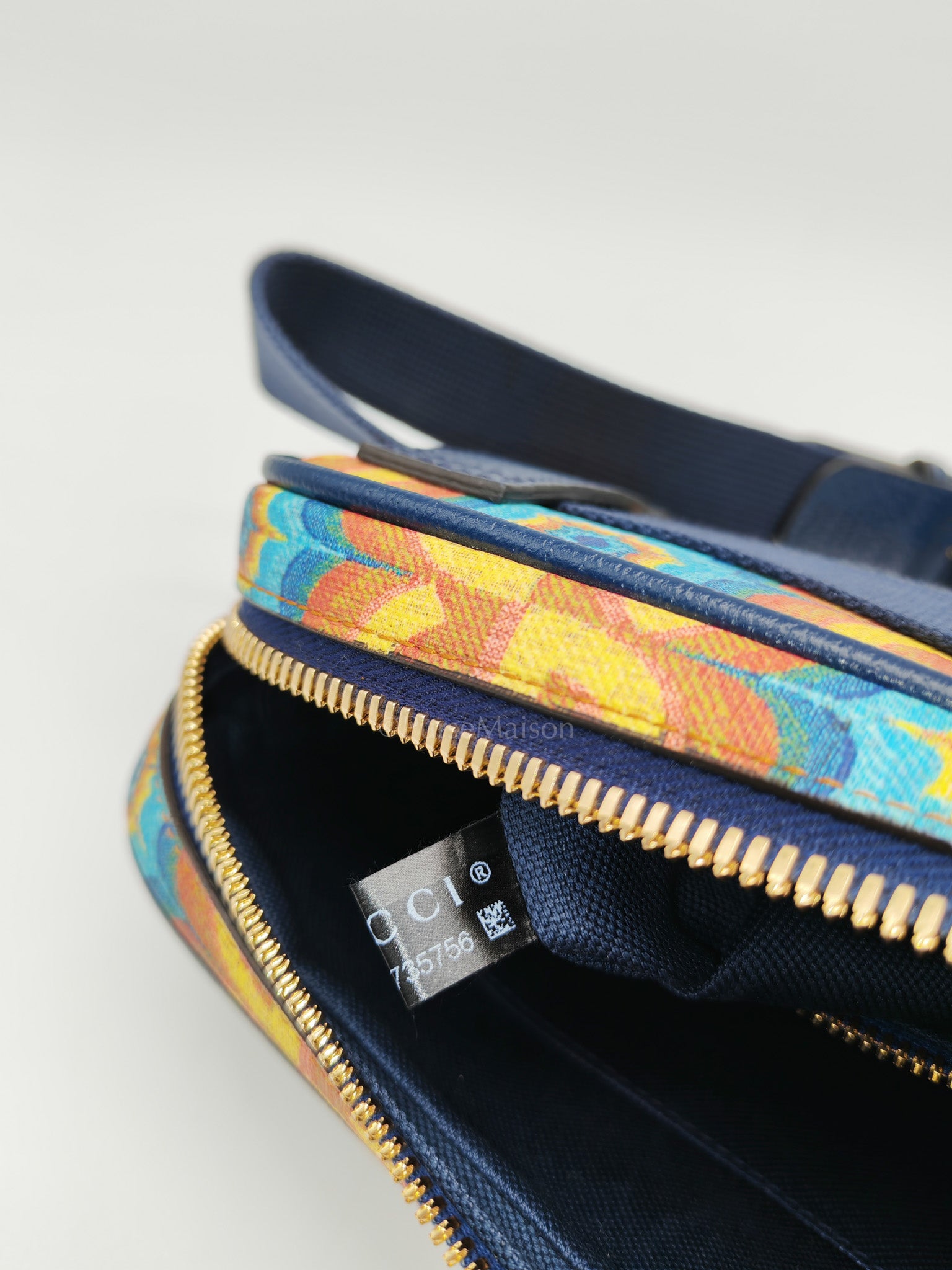Supreme Kaleidoscope Calfskin Script Logo Belt Bag