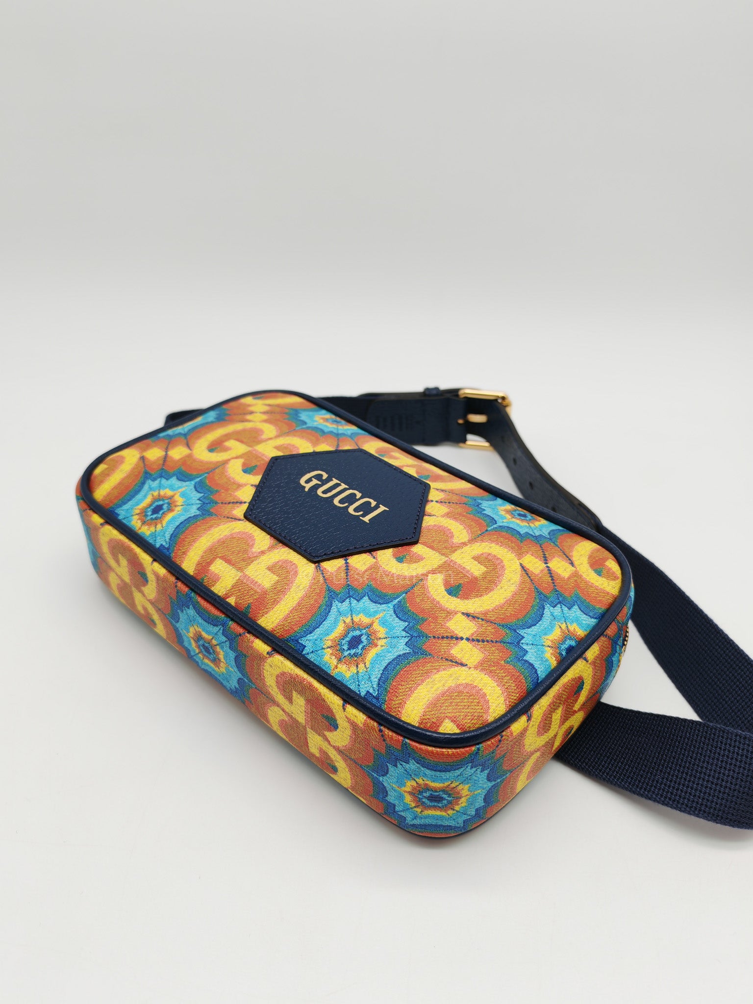 Supreme Kaleidoscope Calfskin Script Logo Belt Bag
