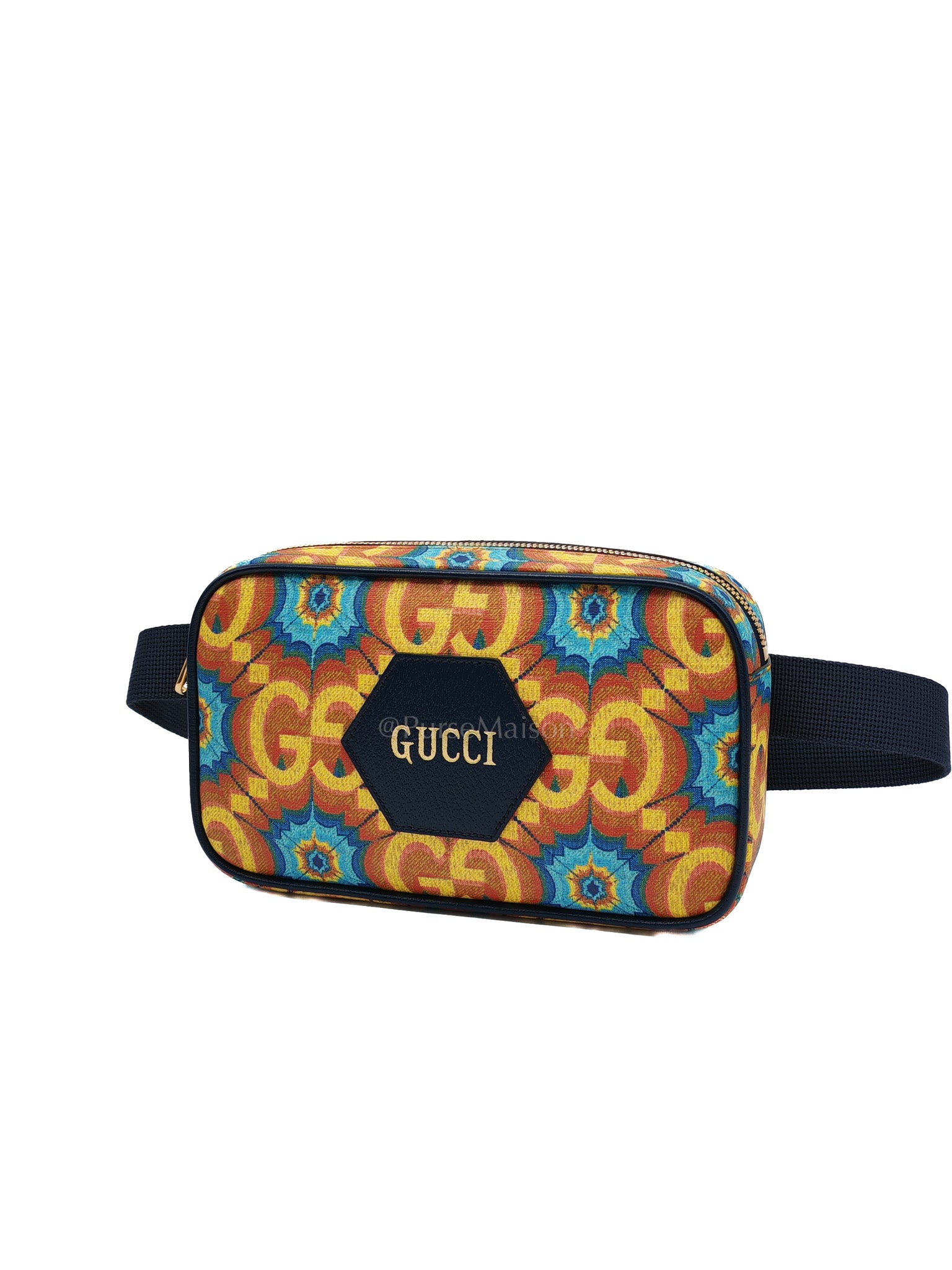 Supreme Kaleidoscope Calfskin Script Logo Belt Bag