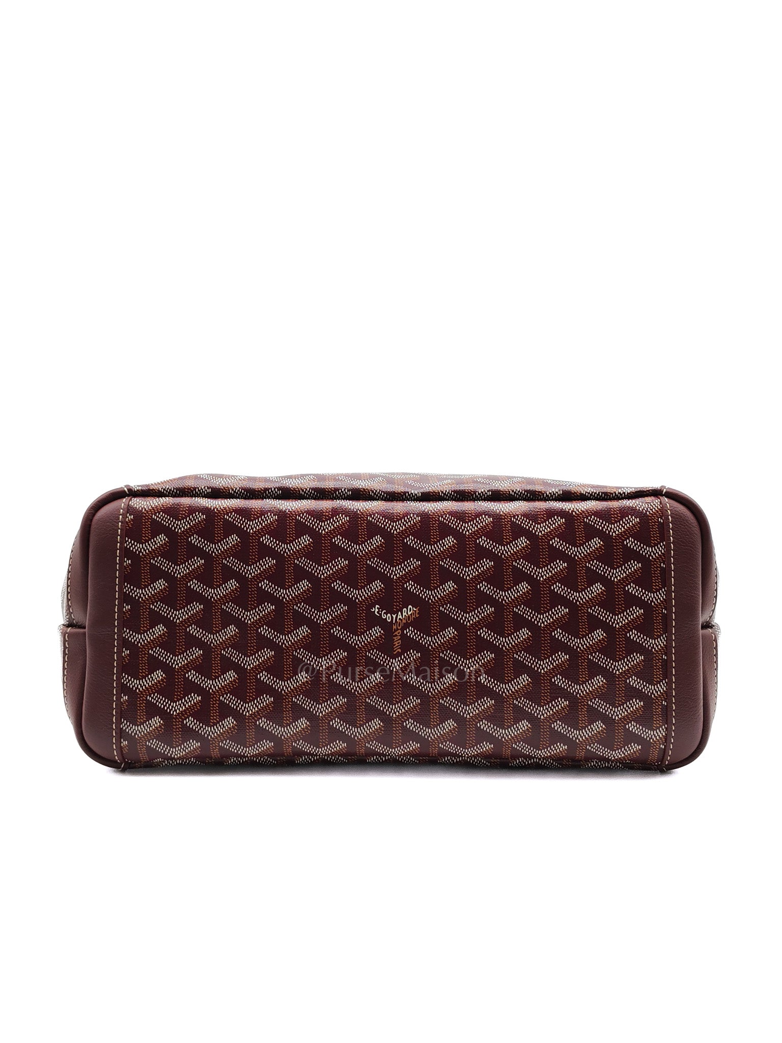 Artois PM in Burgundy (Bordeaux) Goyardine Canvas Tote Bag