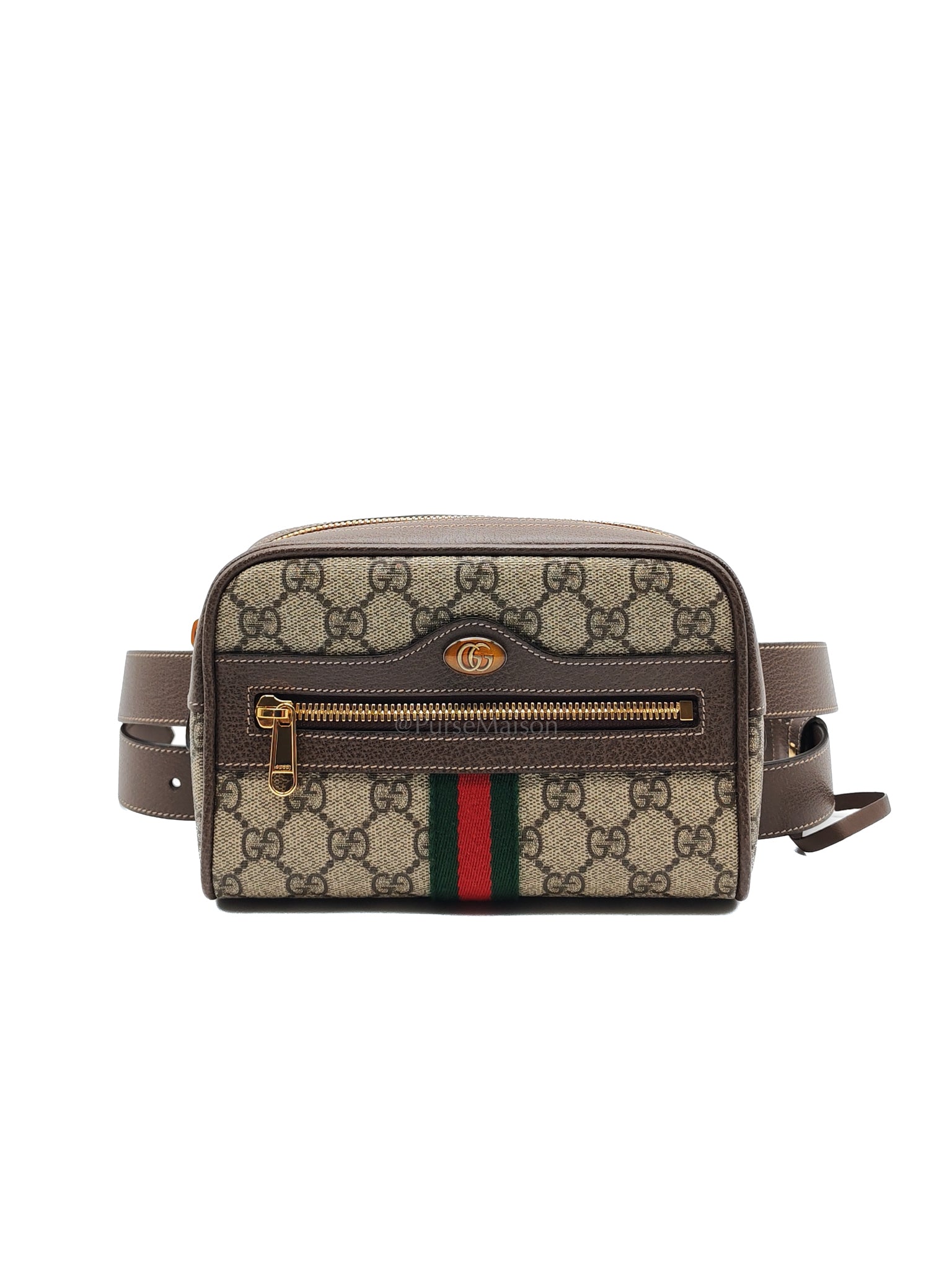 Ophidia Belt Bag Small in GG Coated Canvas