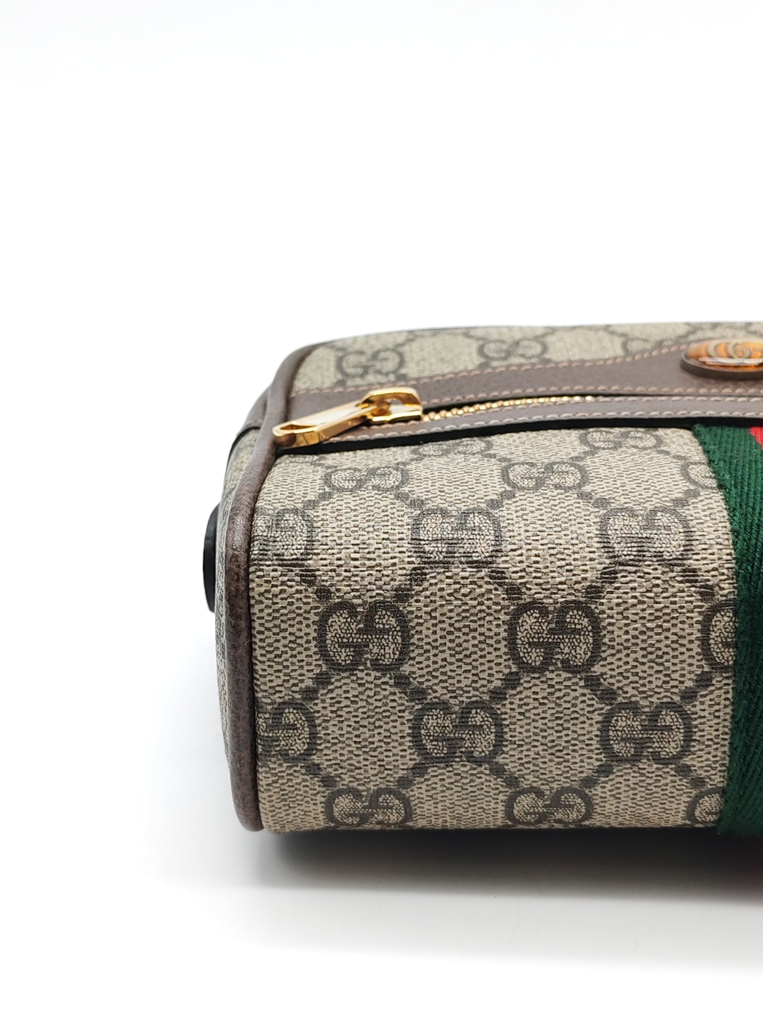 Ophidia Belt Bag Small in GG Coated Canvas