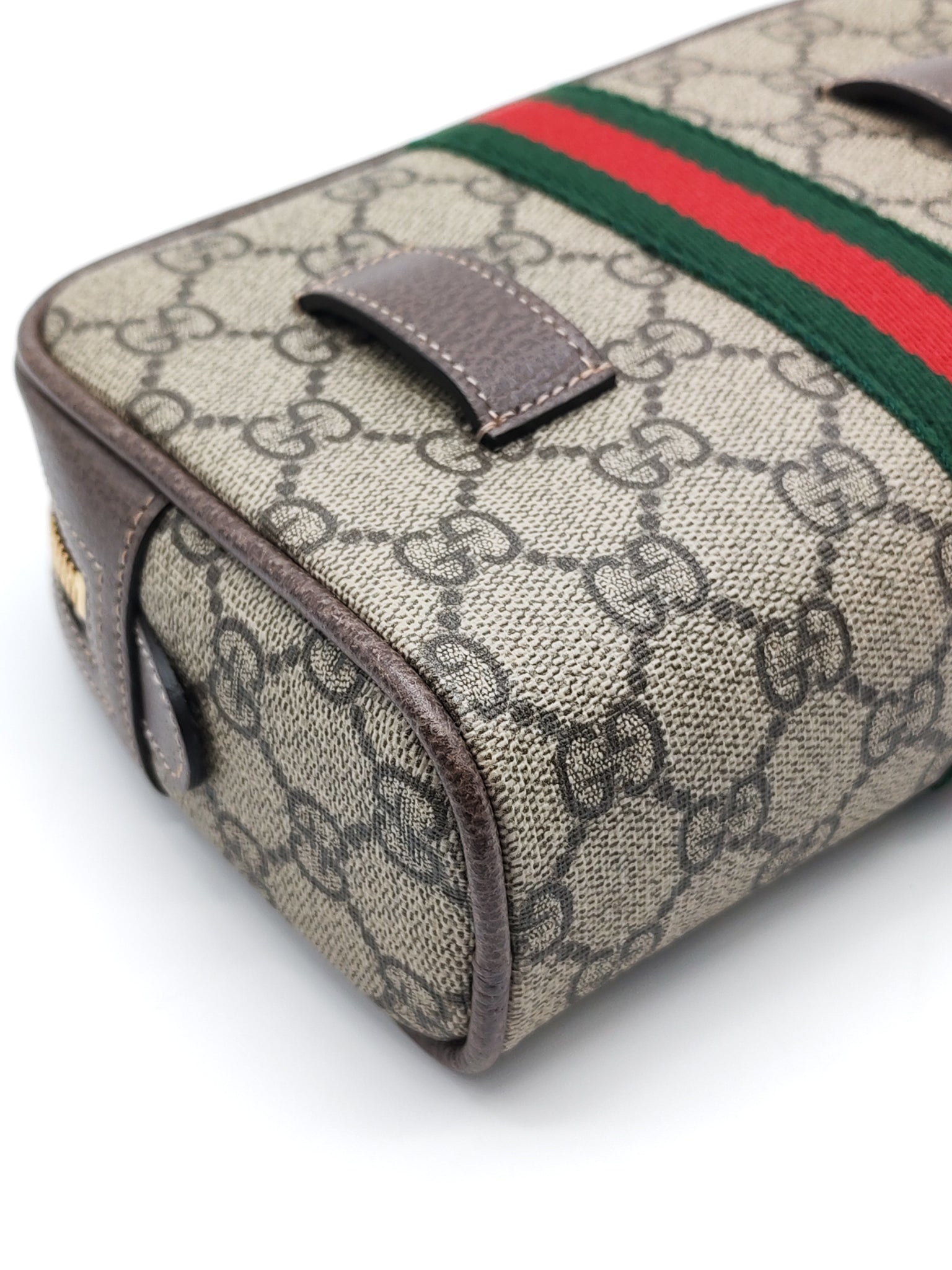 Ophidia Belt Bag Small in GG Coated Canvas