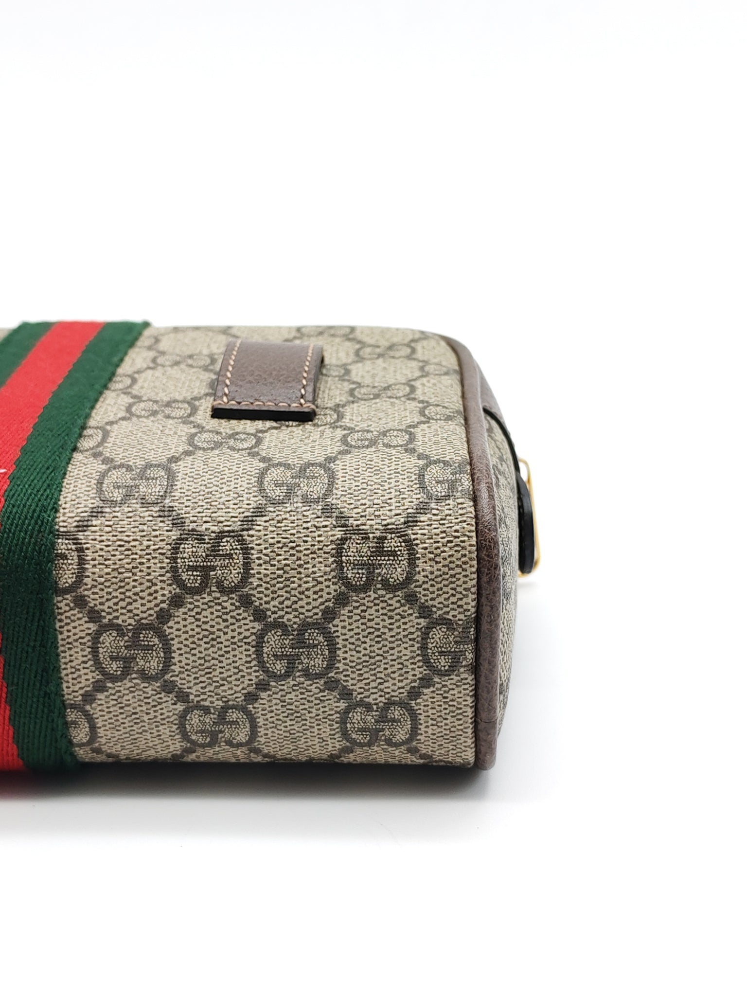 Ophidia Belt Bag Small in GG Coated Canvas
