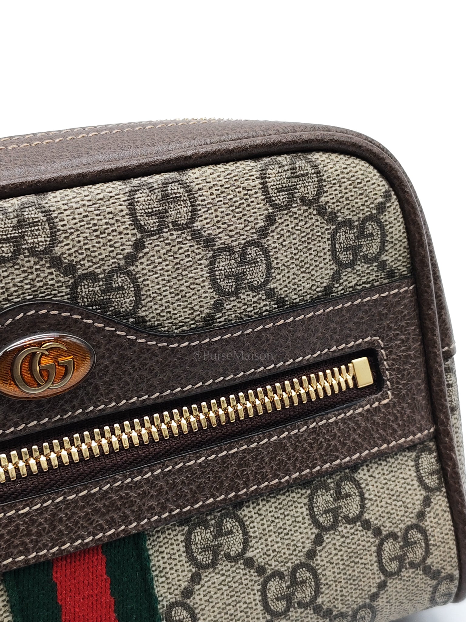 Ophidia Belt Bag Small in GG Coated Canvas