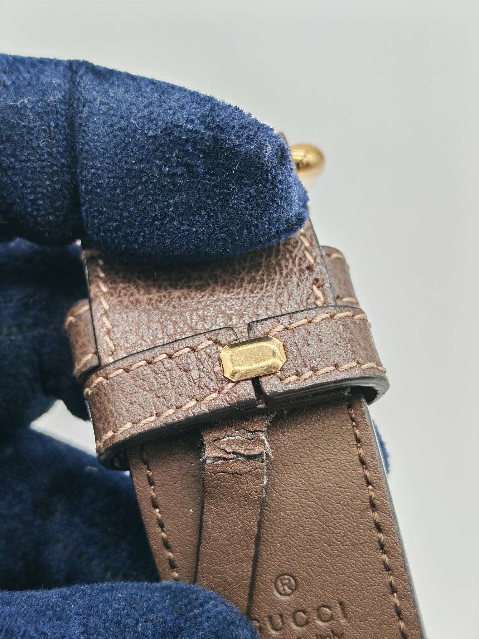 Ophidia Belt Bag Small in GG Coated Canvas