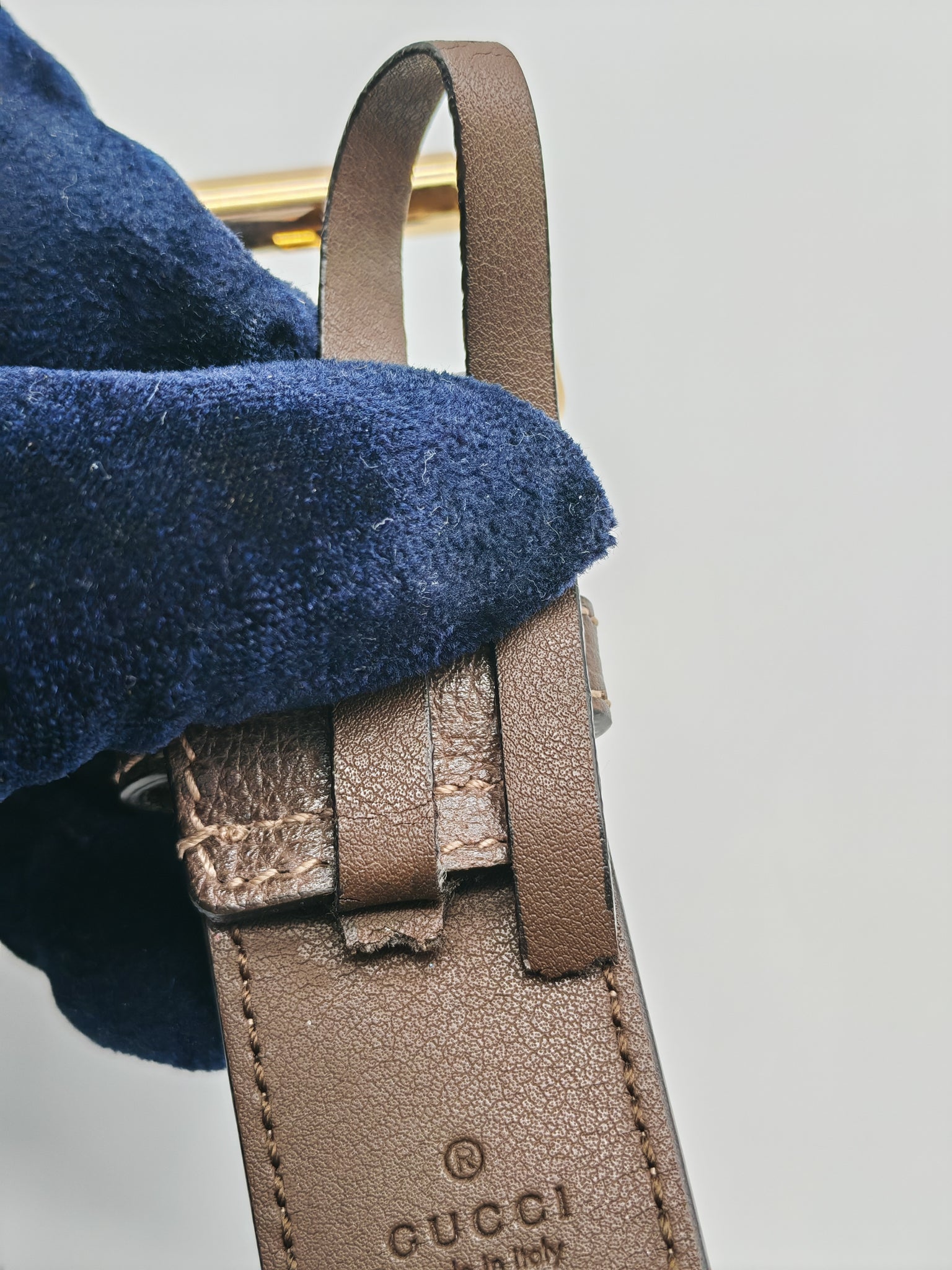 Ophidia Belt Bag Small in GG Coated Canvas