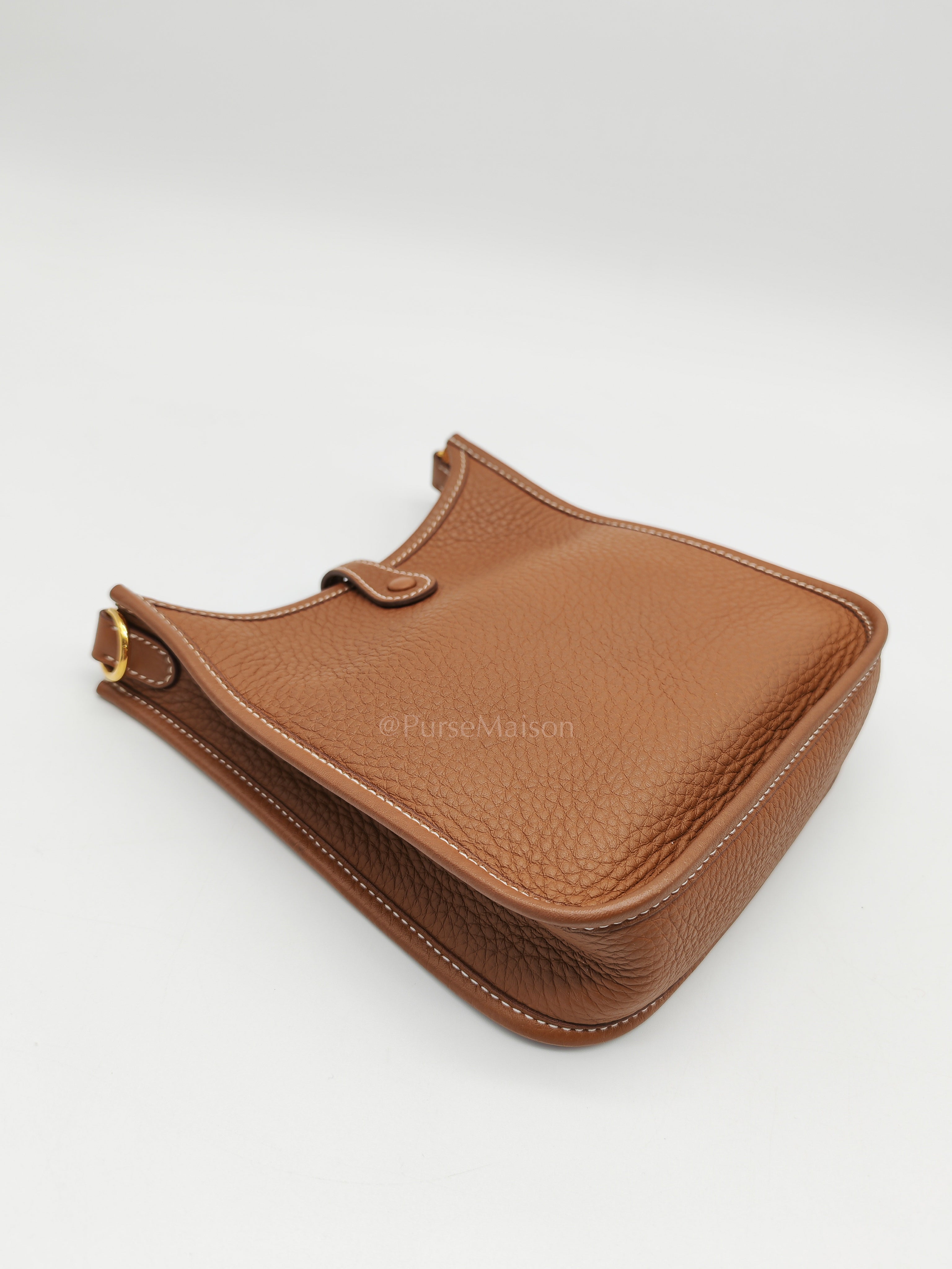 Evelyne TPM Gold Clemence Leather in Gold Hardware Stamp W(2024)