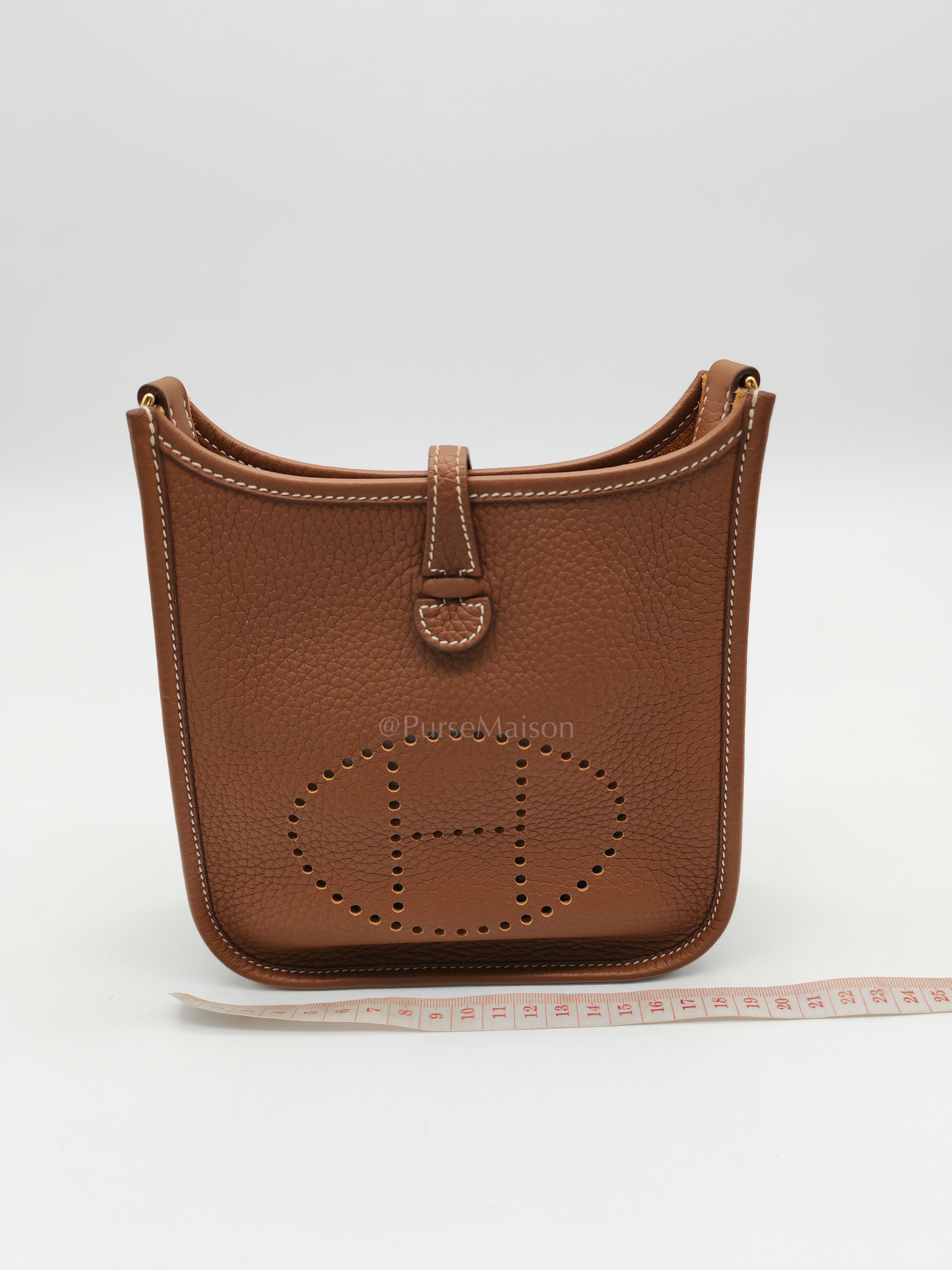 Evelyne TPM Gold Clemence Leather in Gold Hardware Stamp W(2024)
