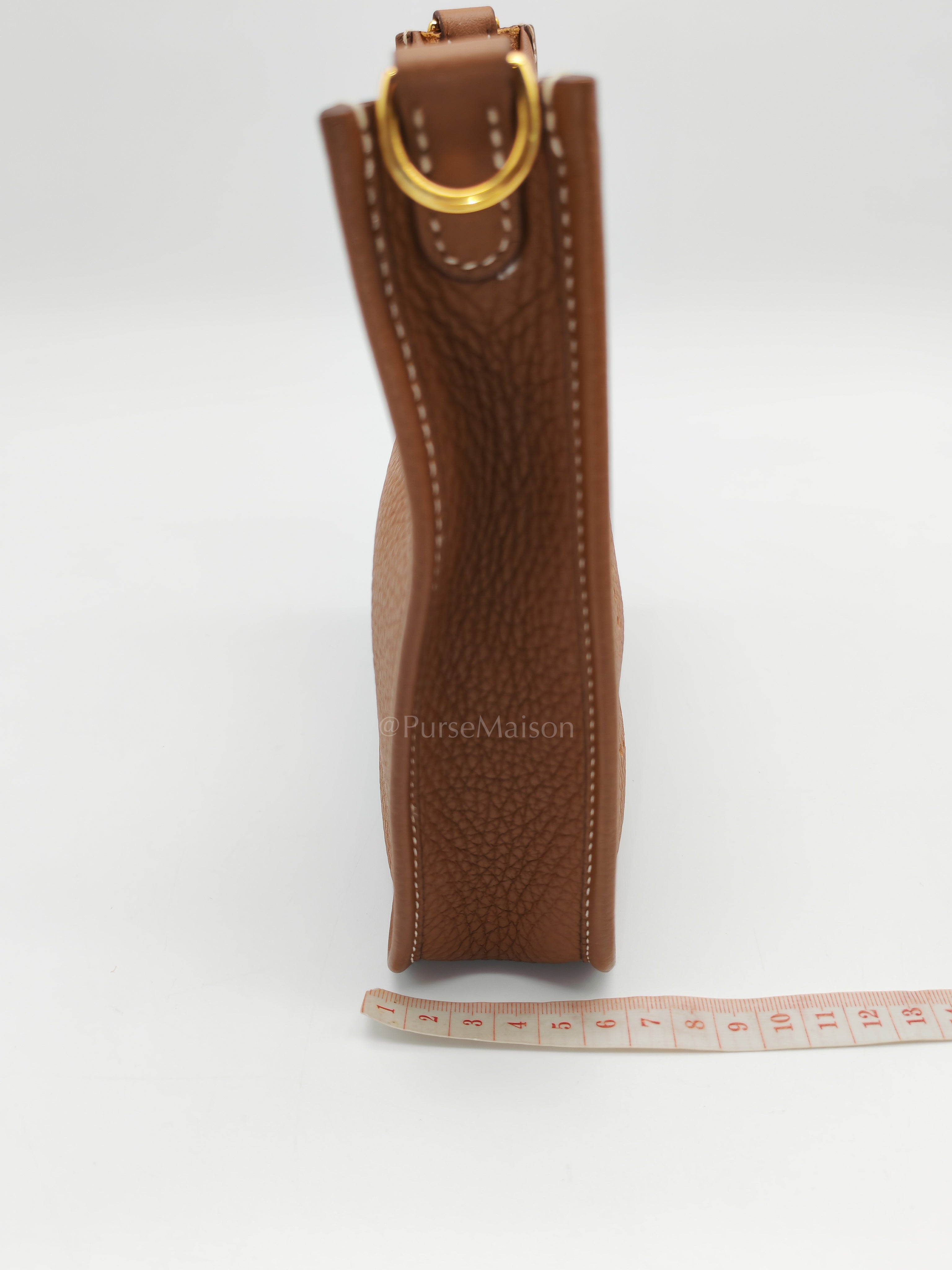 Evelyne TPM Gold Clemence Leather in Gold Hardware Stamp W(2024)