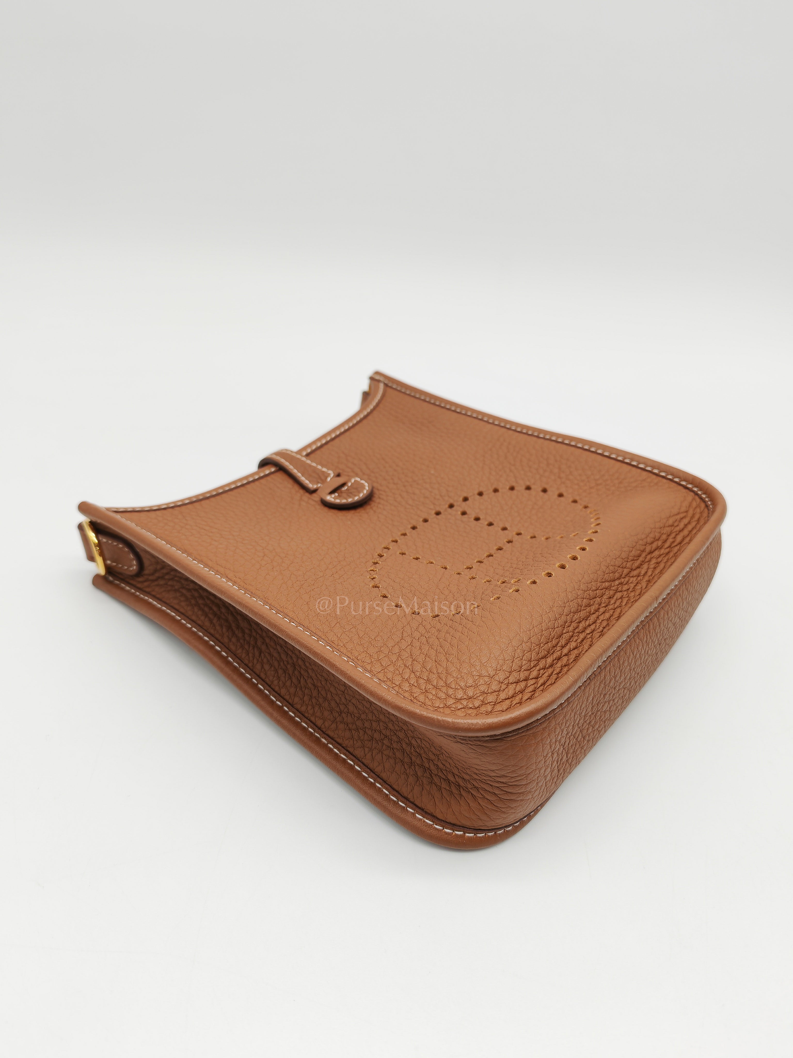 Evelyne TPM Gold Clemence Leather in Gold Hardware Stamp W(2024)