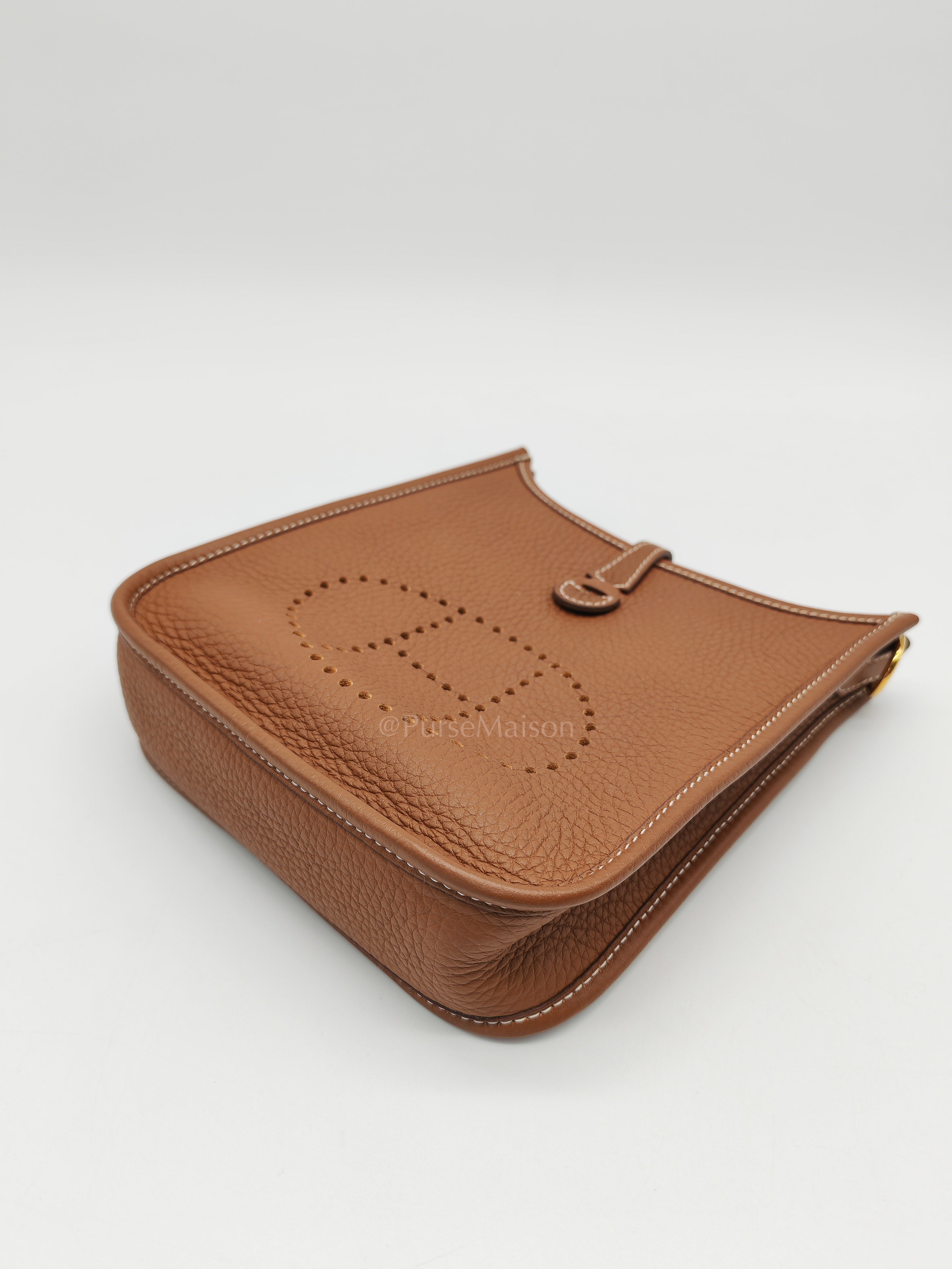 Evelyne TPM Gold Clemence Leather in Gold Hardware Stamp W(2024)