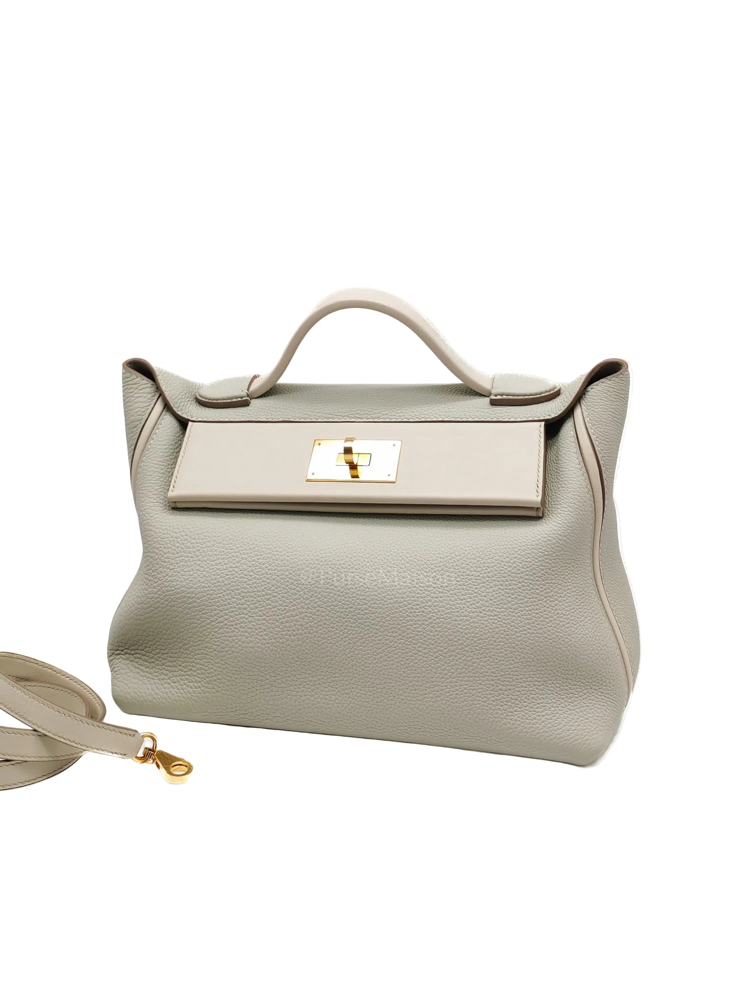 24/24 29 Bag in Beton Togo Leather & Gold Hardware Stamp Y (2020)