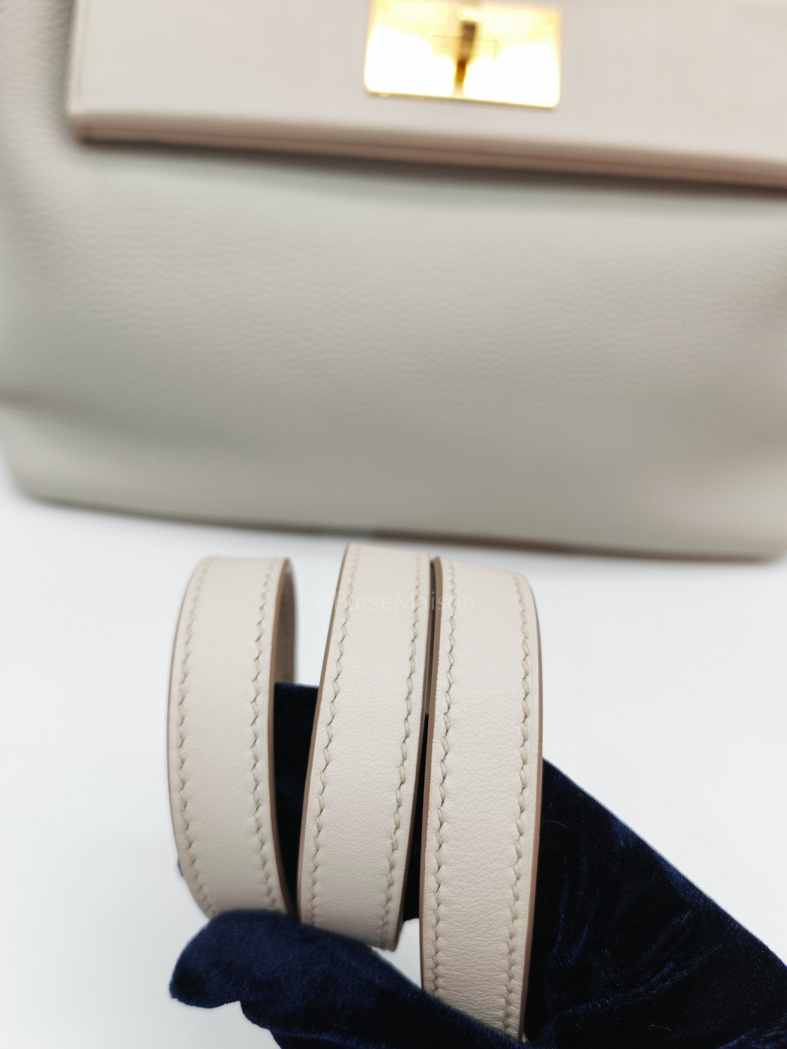 24/24 29 Bag in Beton Togo Leather & Gold Hardware Stamp Y (2020)