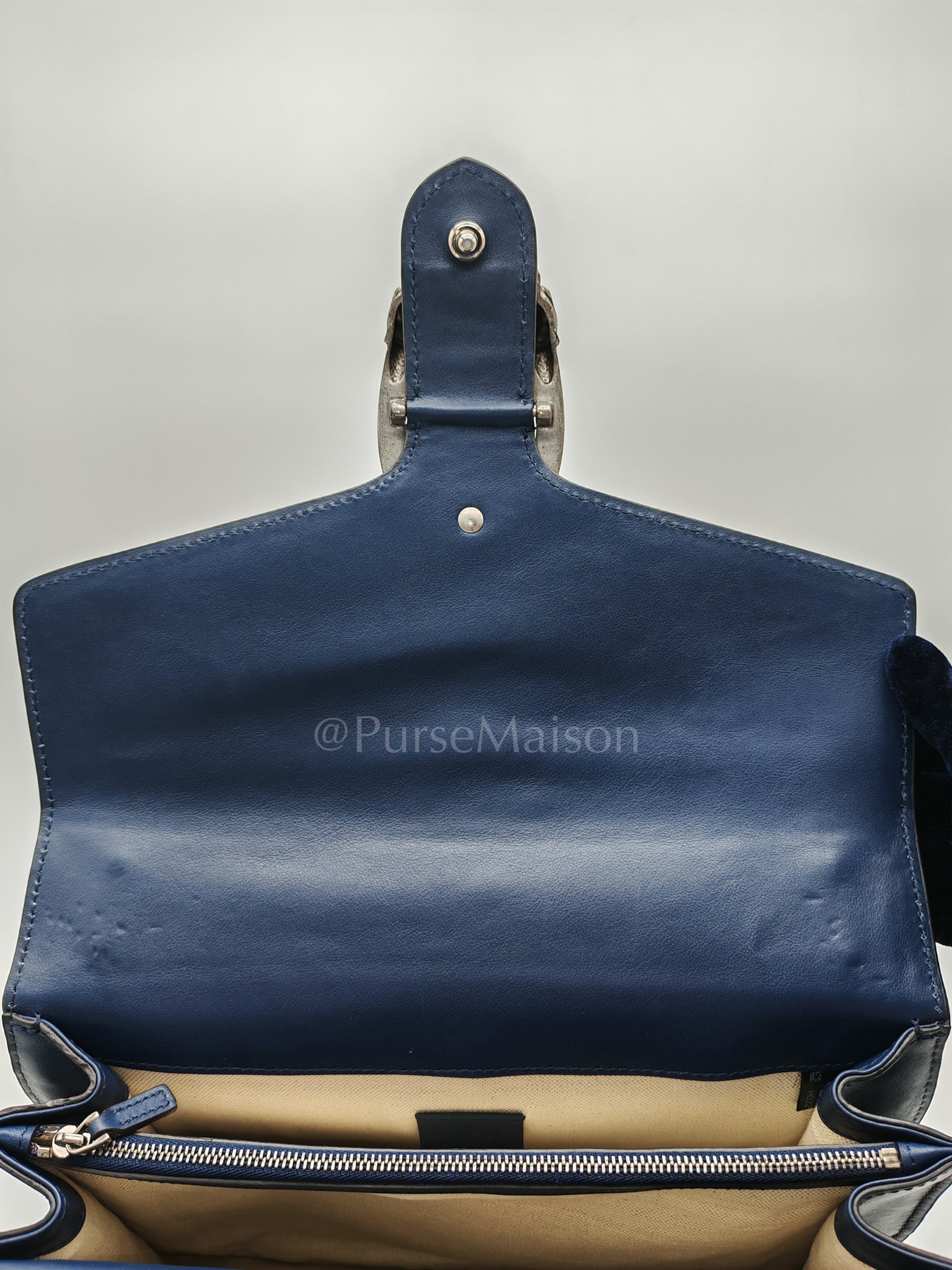 Dionysus Medium Shoulder Bag in Tricolor Prominent Embroidered Bee and Ruthenium Hardware