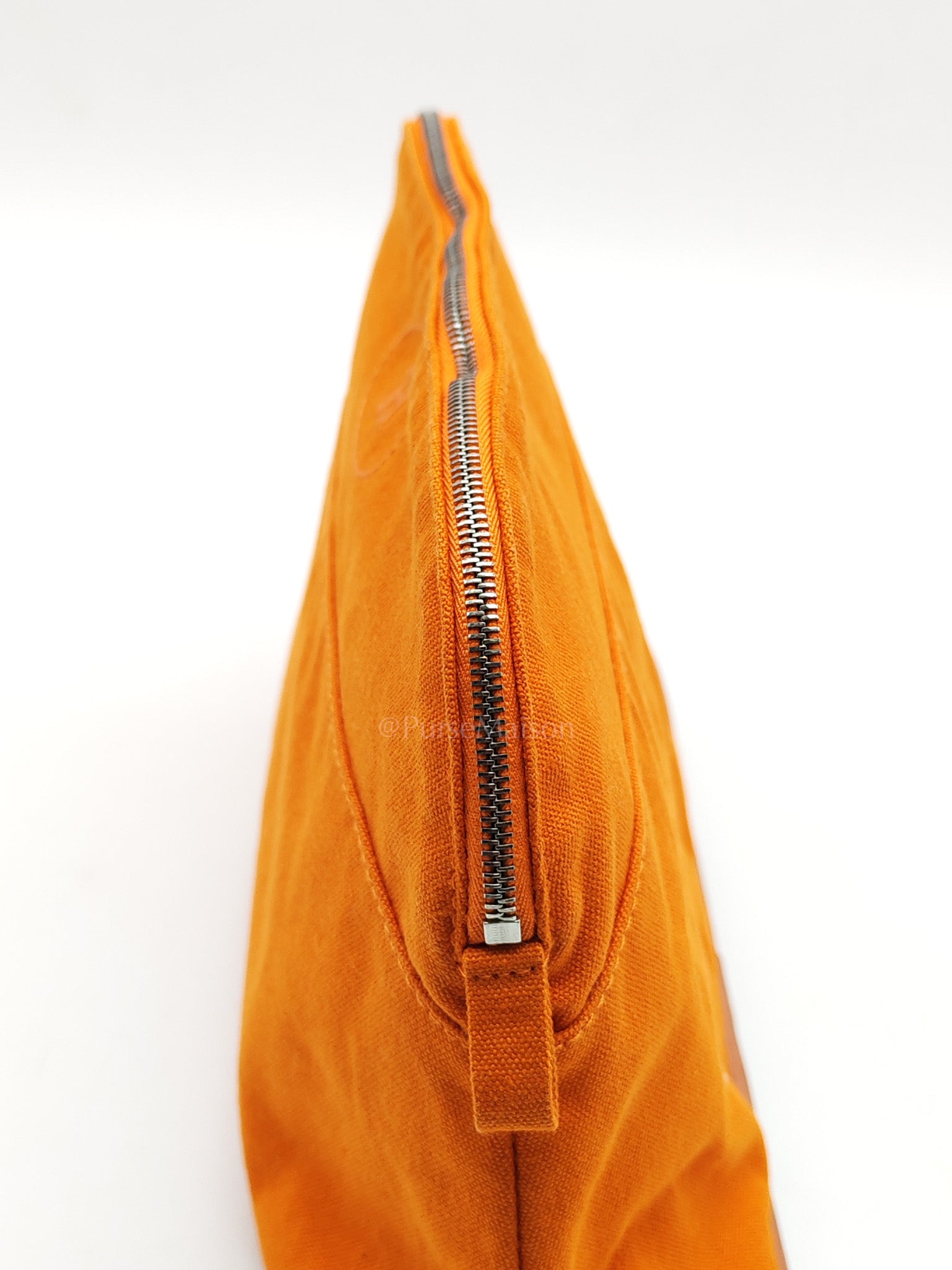 Mini Bolide Travel Cosmetic Pouch Canvas Palladium Hardware