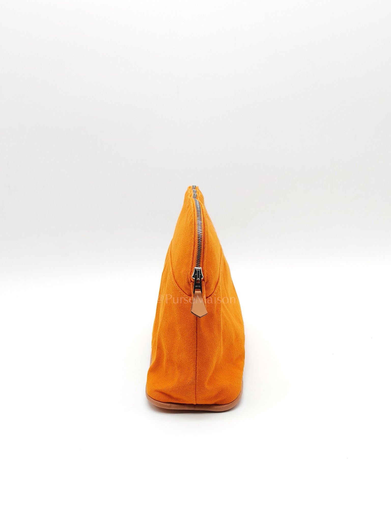 Mini Bolide Travel Cosmetic Pouch Canvas Palladium Hardware