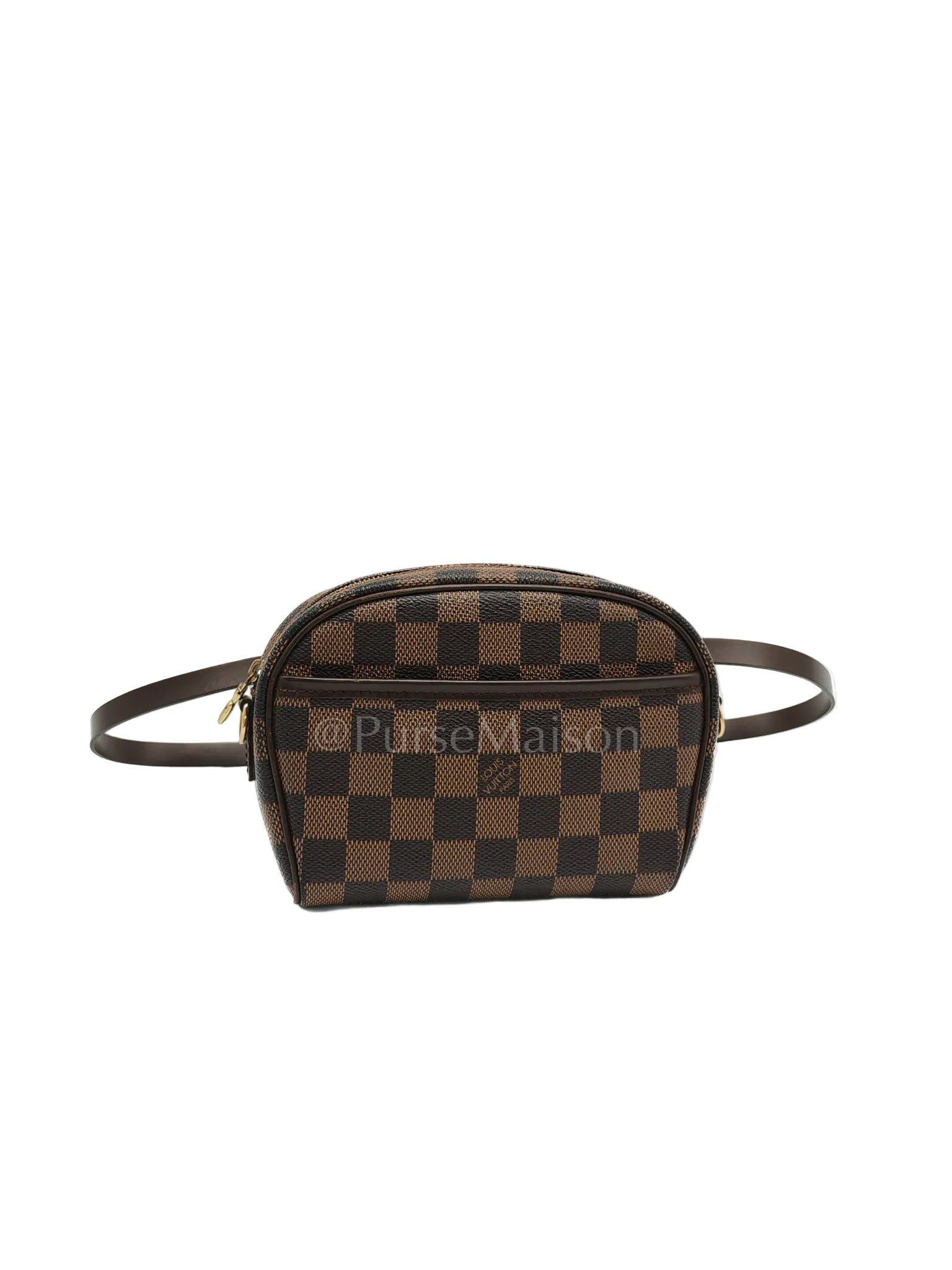 Pochette Ipanema in Damier Ebene Canvas and Gold Hardware (Datecode: FL0063)