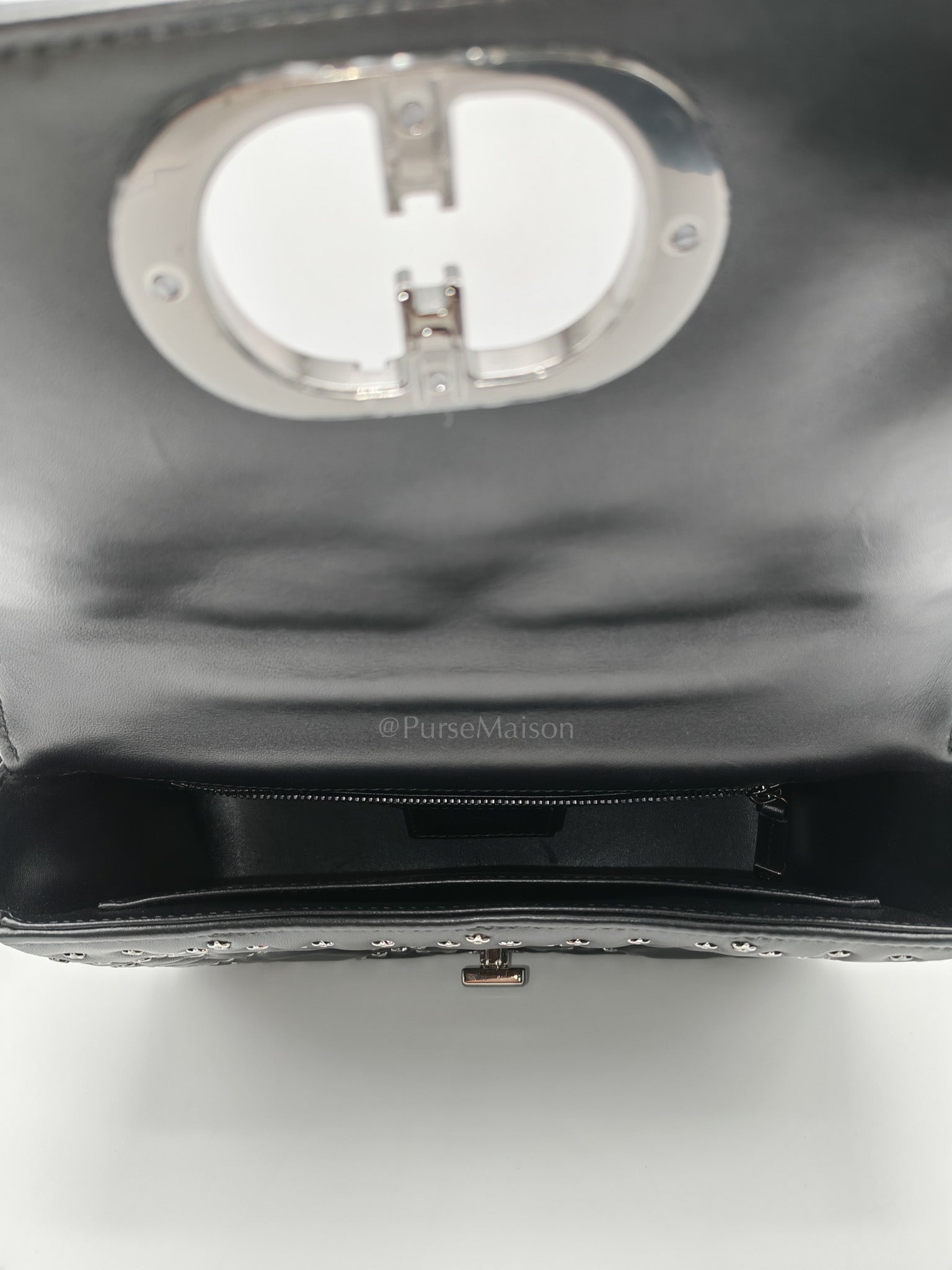 Caro Lucky Star in Black Quilted Cannage Lambskin Leather