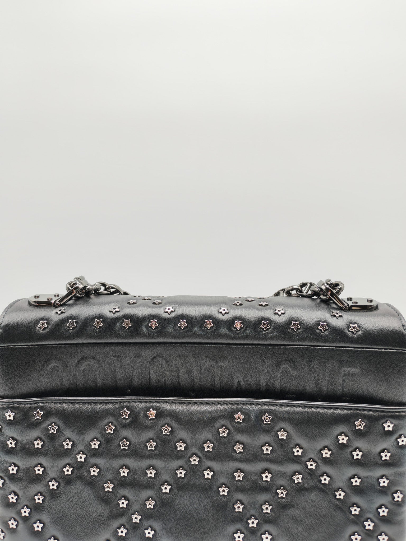 Caro Lucky Star in Black Quilted Cannage Lambskin Leather