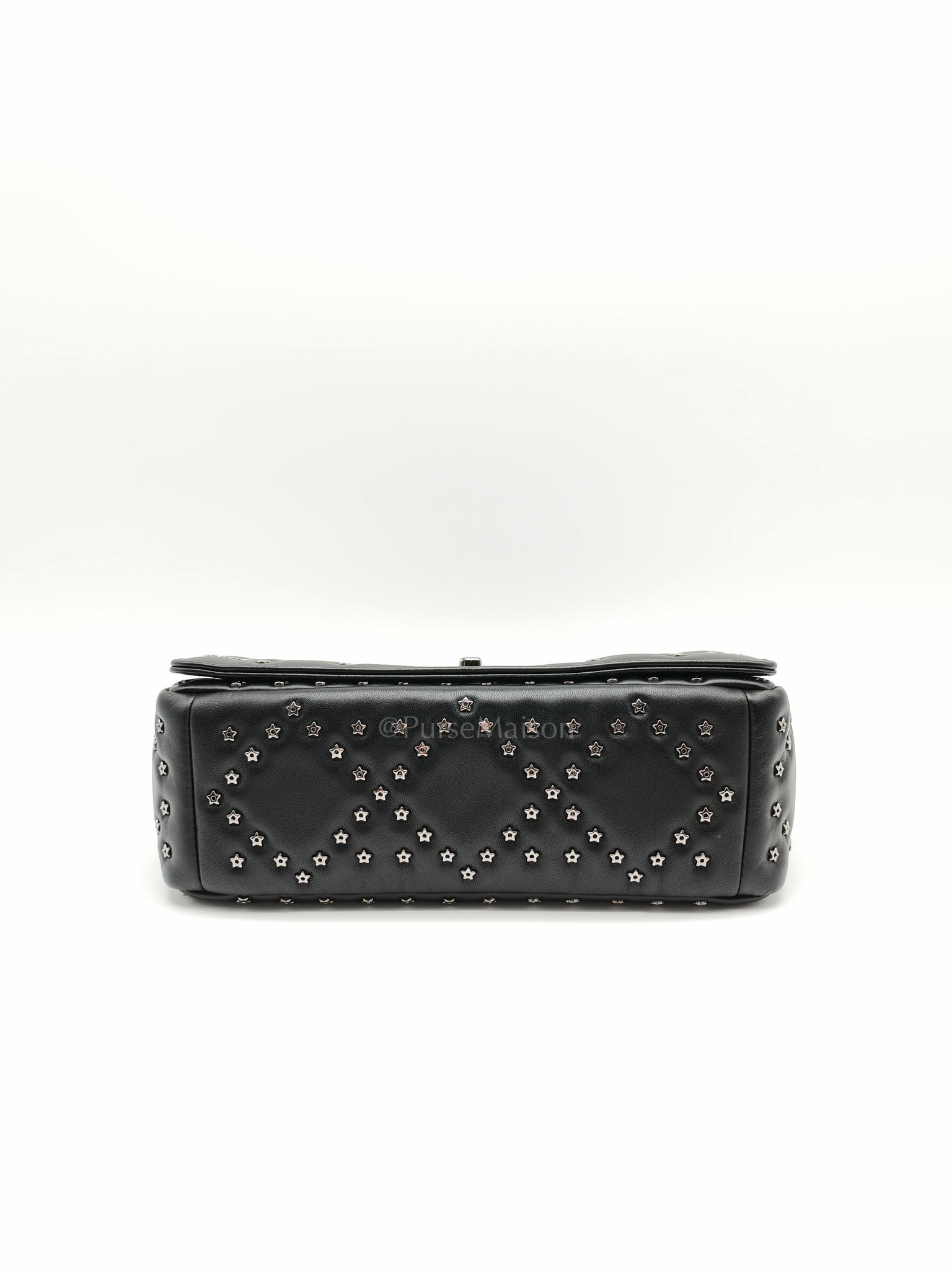 Caro Lucky Star in Black Quilted Cannage Lambskin Leather