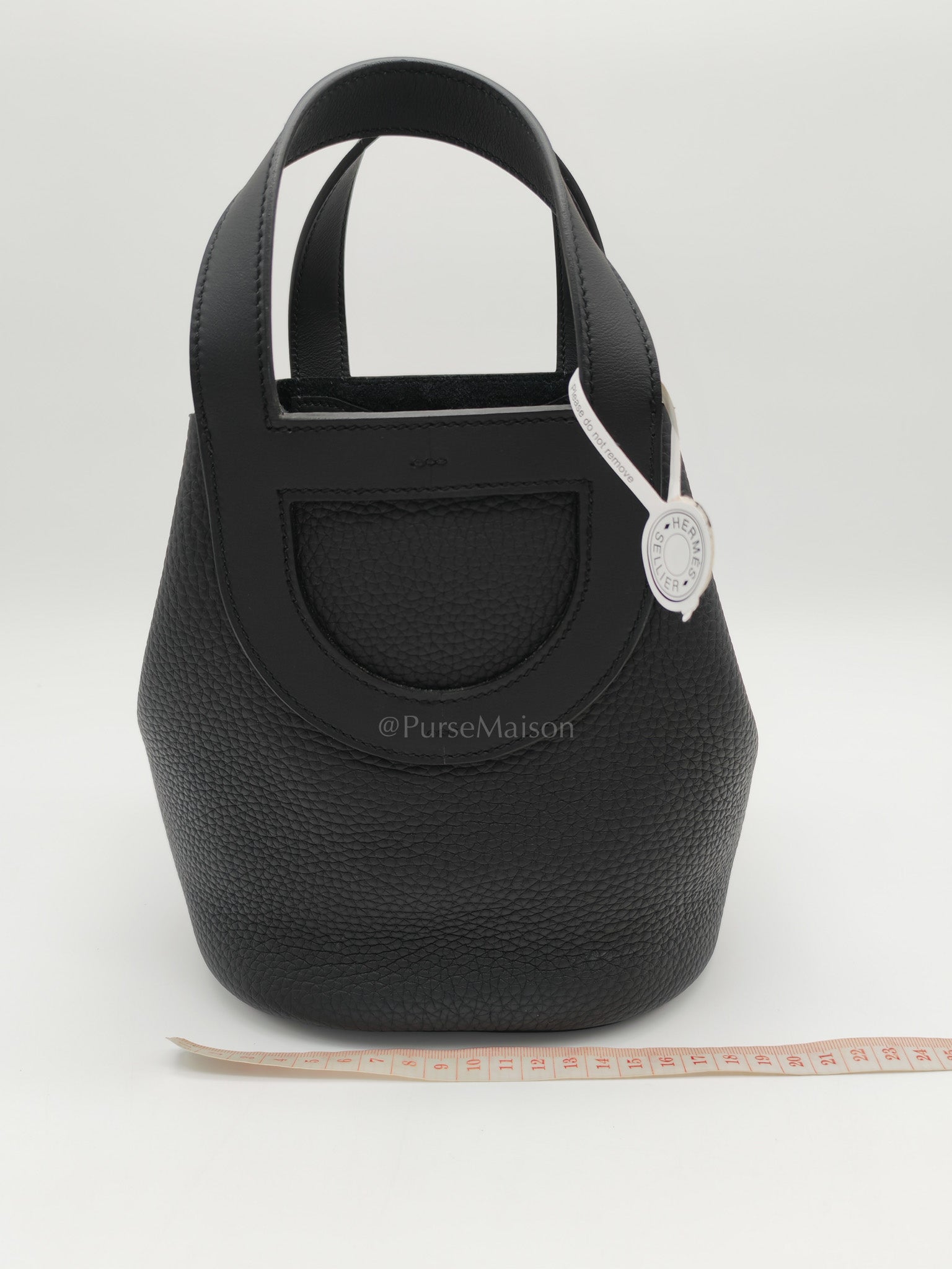 In The Loop 18 in Black/Noir Clemence Leather & Palladium Hardware Stamp K(2025)