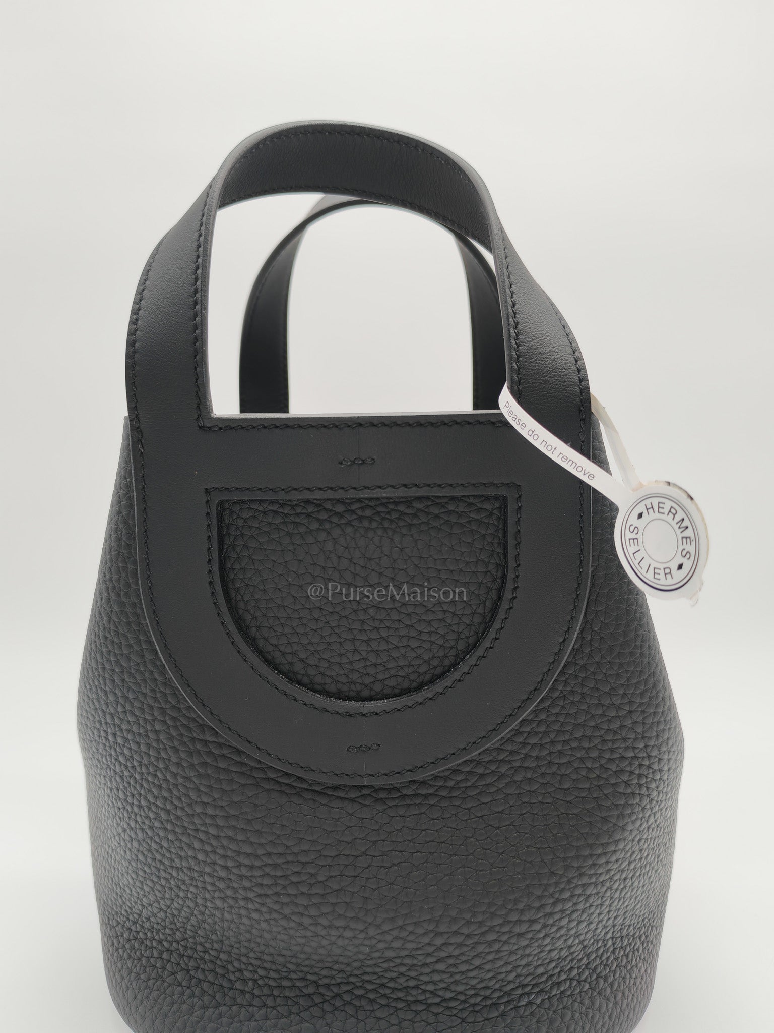 In The Loop 18 in Black/Noir Clemence Leather & Palladium Hardware Stamp K(2025)