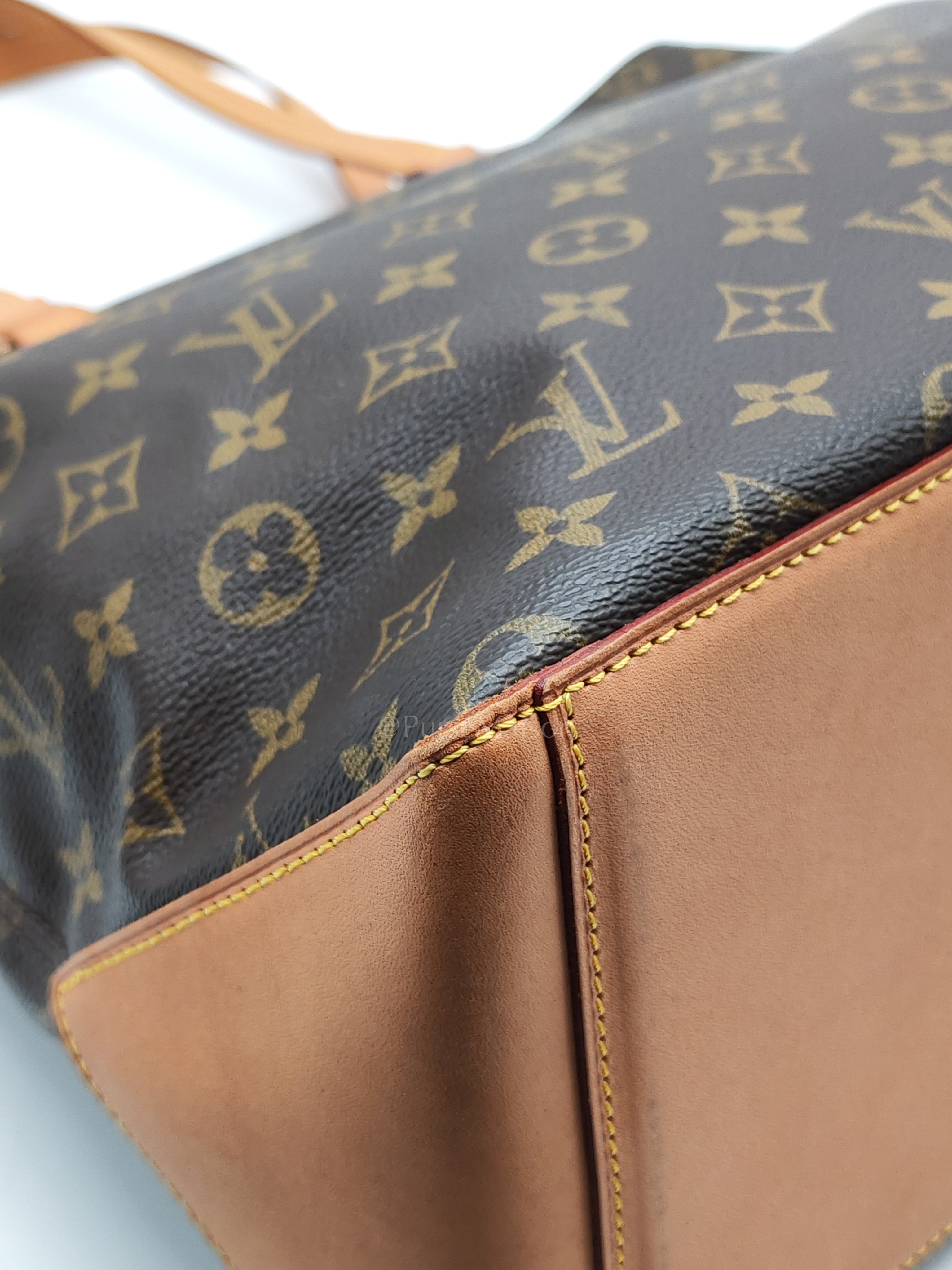 Cabas Mezzo Tote Bag in Monogram Canvas & Gold Hardware (DateCode: TH0052) | Purse Maison Luxury Bags Shop