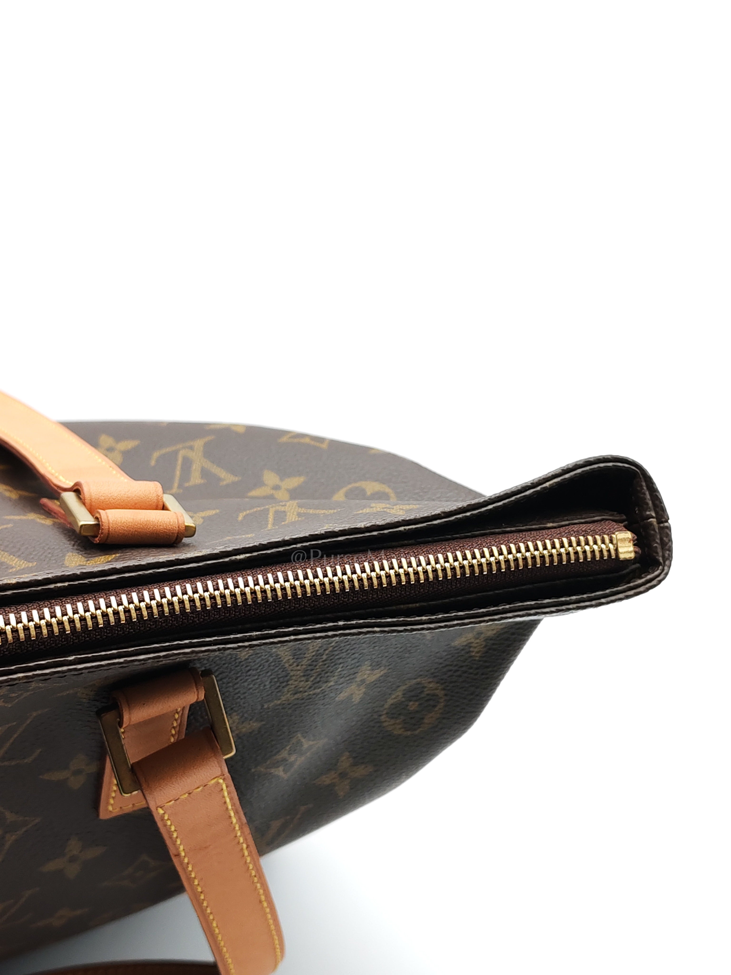 Cabas Mezzo Tote Bag in Monogram Canvas & Gold Hardware (DateCode: TH0052) | Purse Maison Luxury Bags Shop