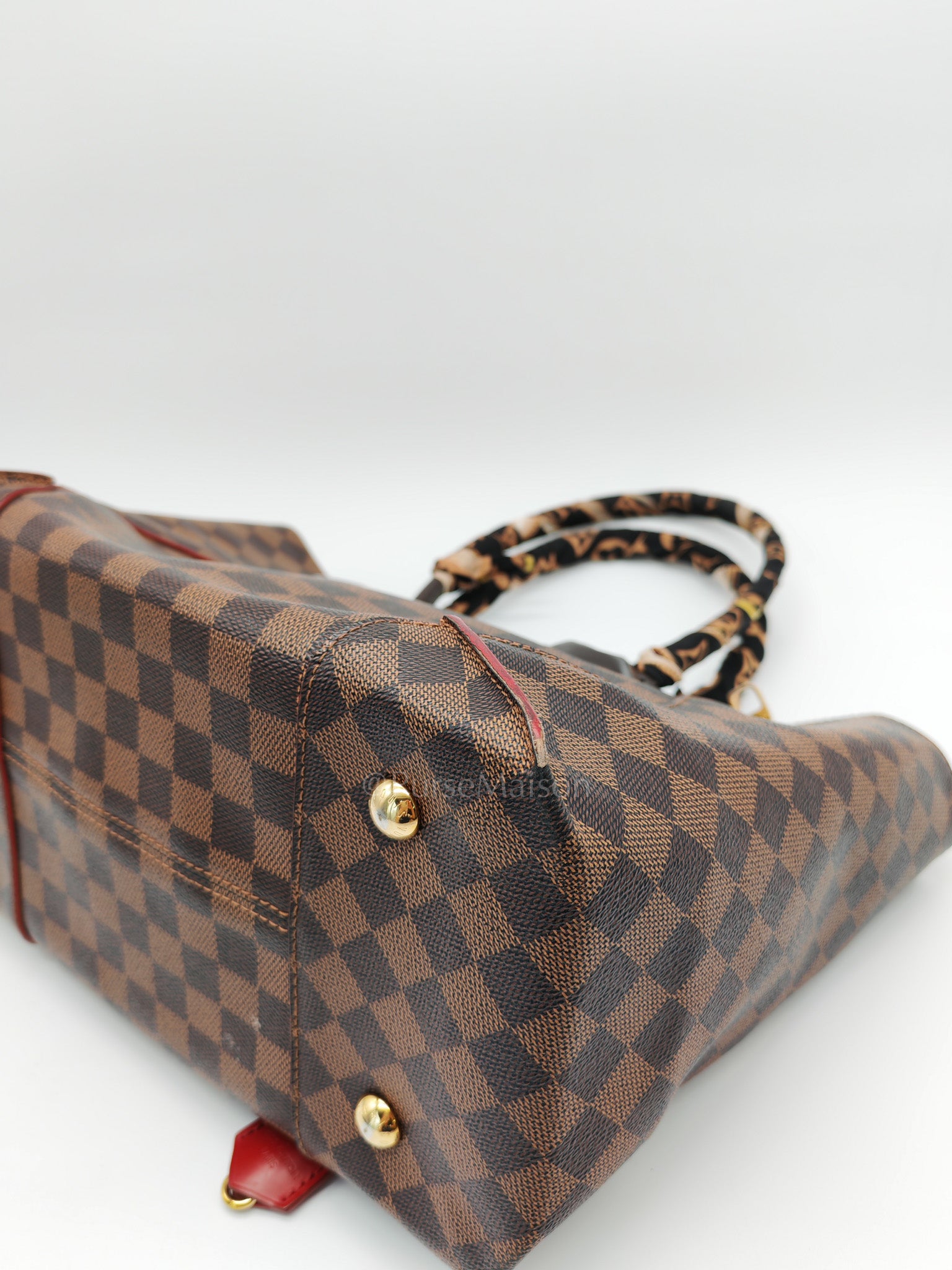 Caissa Shoulder Bag Damier Ebene Canvas(Date Code: FL1145) | Purse Maison Luxury Bags Shop