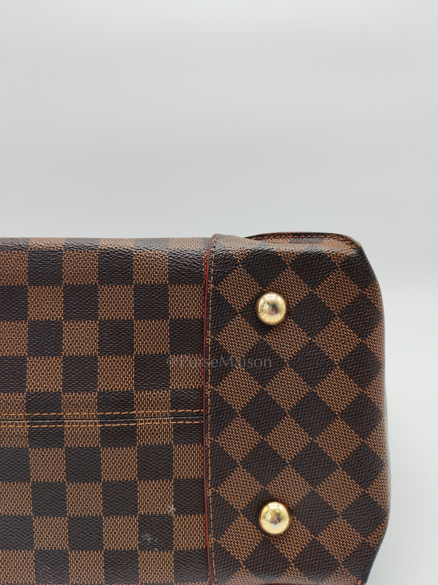 Caissa Shoulder Bag Damier Ebene Canvas(Date Code: FL1145) | Purse Maison Luxury Bags Shop