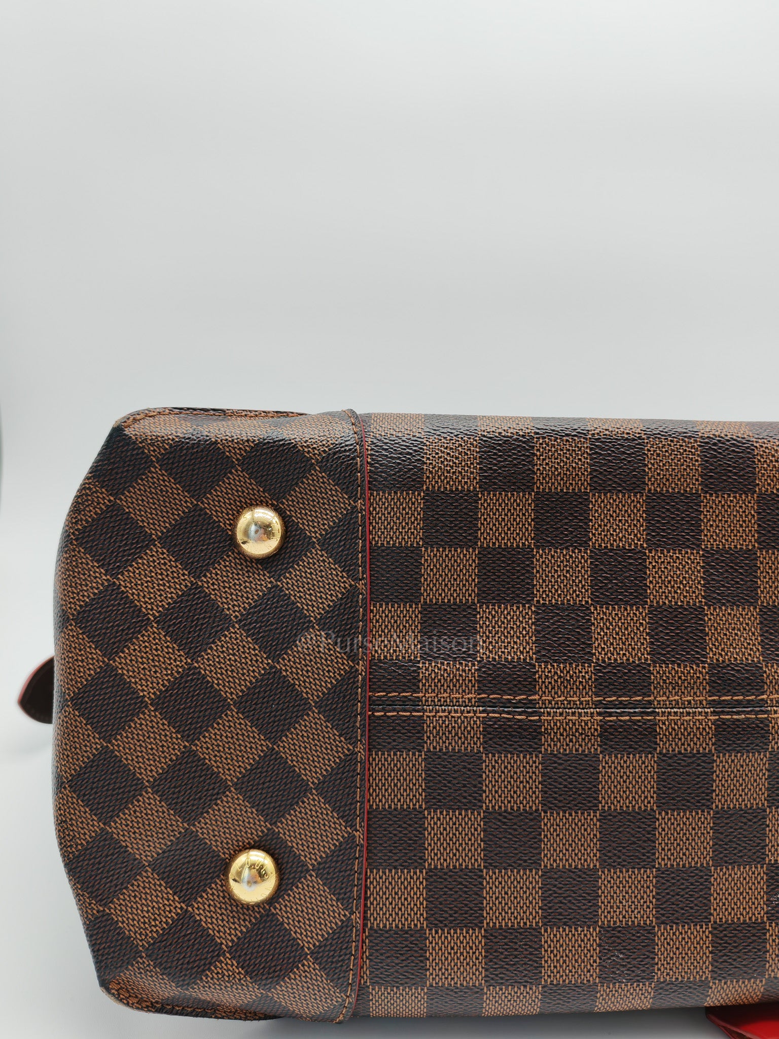 Caissa Shoulder Bag Damier Ebene Canvas(Date Code: FL1145) | Purse Maison Luxury Bags Shop