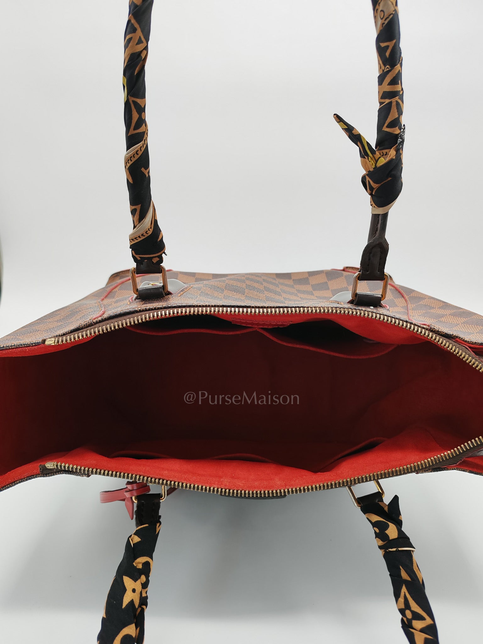 Caissa Shoulder Bag Damier Ebene Canvas(Date Code: FL1145) | Purse Maison Luxury Bags Shop