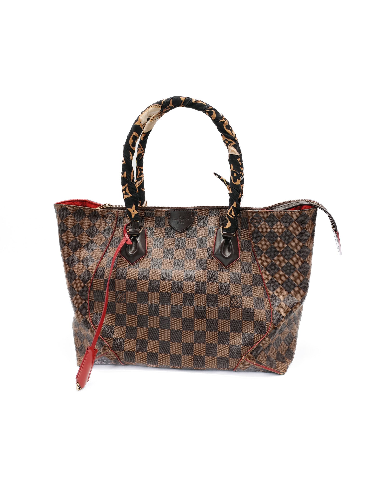 Caissa Shoulder Bag Damier Ebene Canvas(Date Code: FL1145) | Purse Maison Luxury Bags Shop