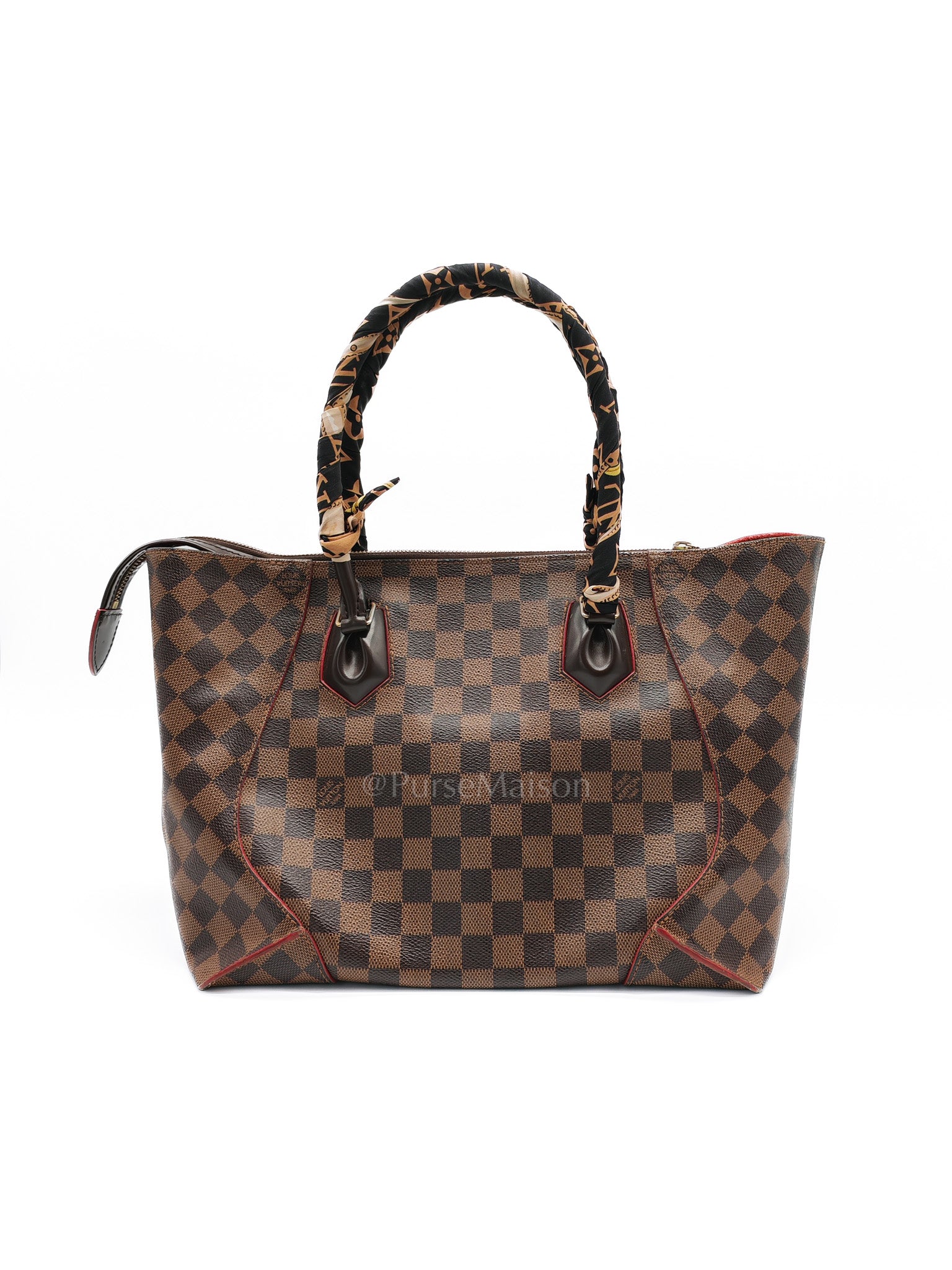 Caissa Shoulder Bag Damier Ebene Canvas(Date Code: FL1145) | Purse Maison Luxury Bags Shop