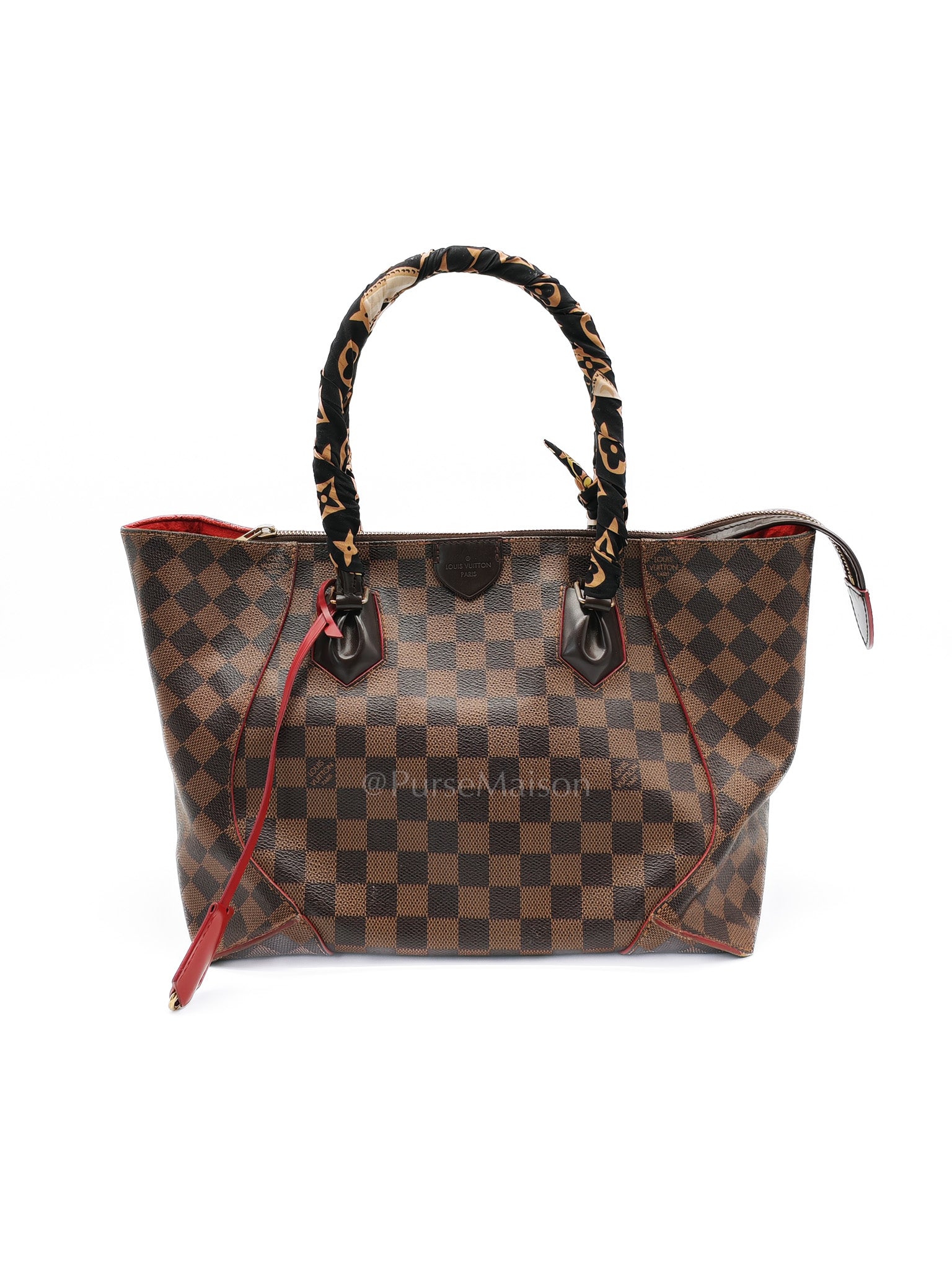 Caissa Shoulder Bag Damier Ebene Canvas(Date Code: FL1145) | Purse Maison Luxury Bags Shop