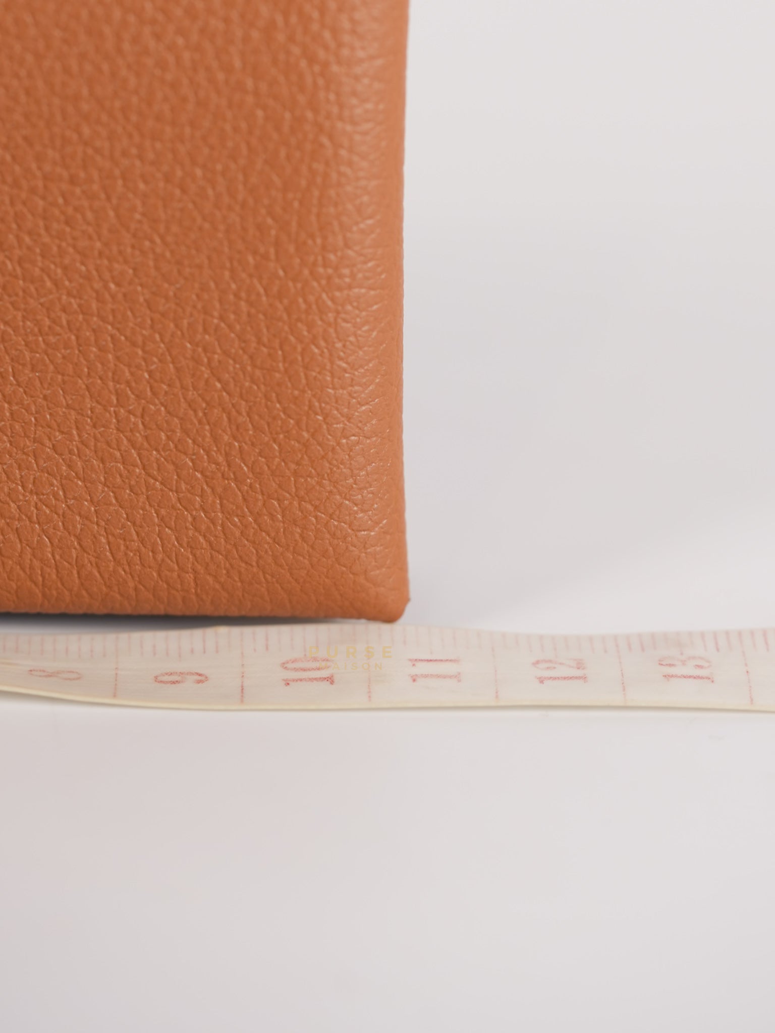 Calvi Card Holder in Gold Epsom Palladium Hardware Stamp W (2024) | Purse Maison Luxury Bags Shop