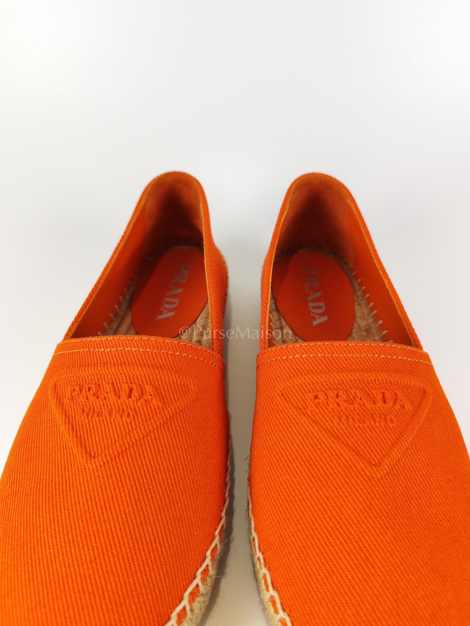 Calzature Donna Arancio (Orange) Espadrille Shoes Size 37EU (23.5cm) | Purse Maison Luxury Bags Shop