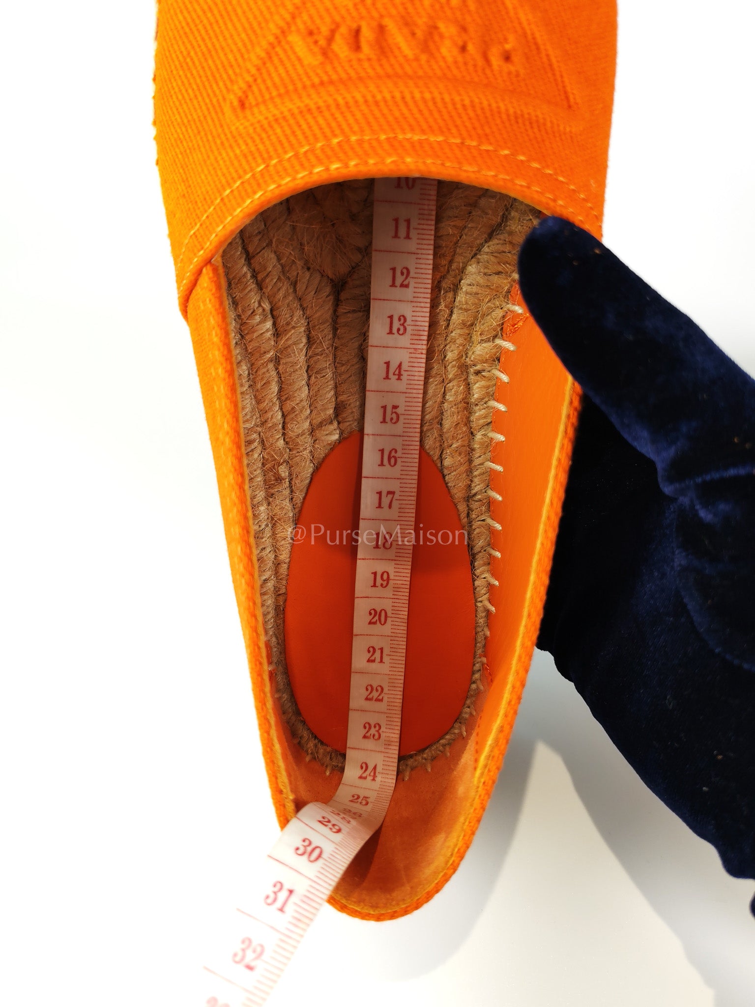 Calzature Donna Arancio (Orange) Espadrille Shoes Size 37EU (23.5cm) | Purse Maison Luxury Bags Shop