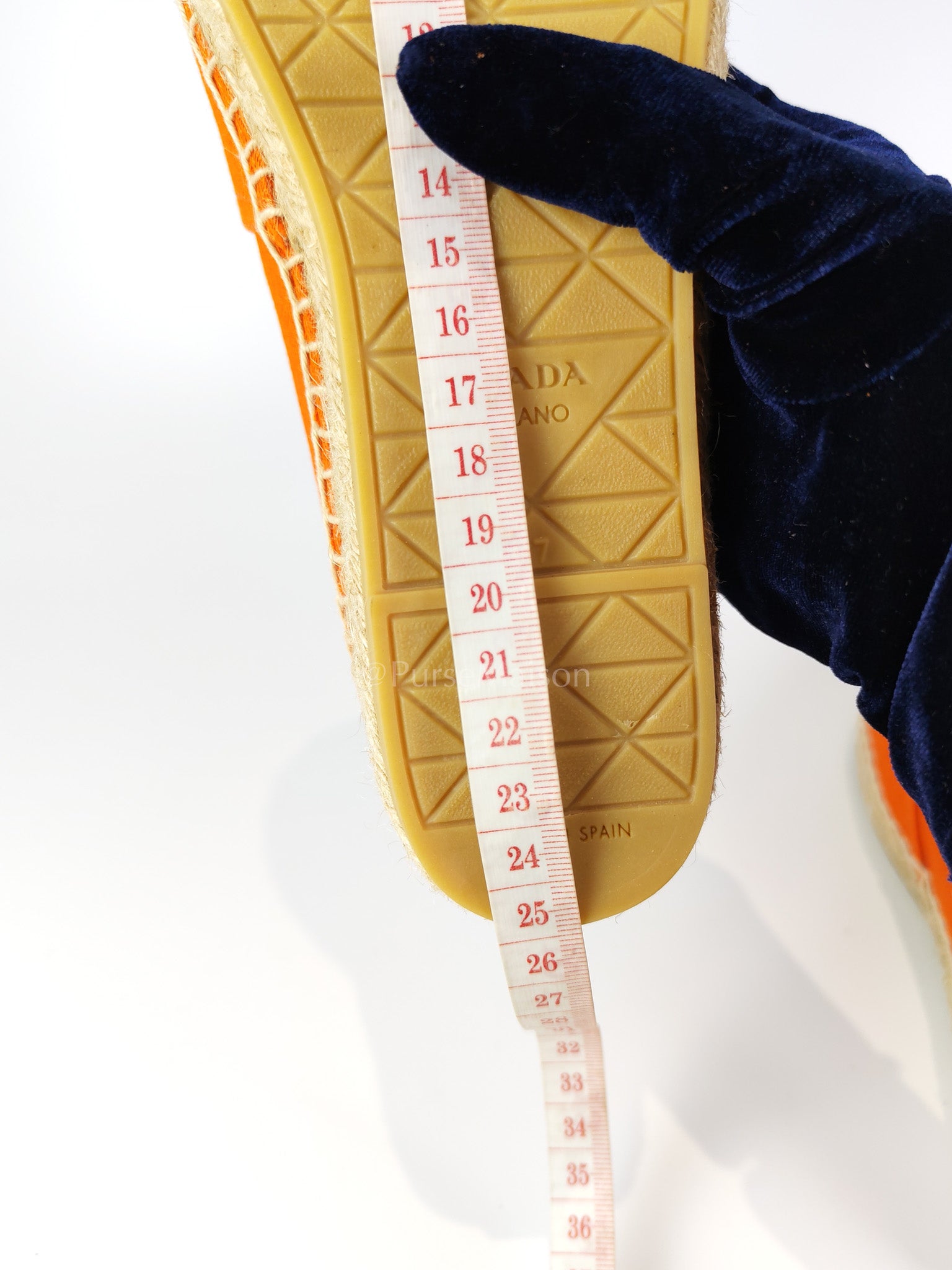 Calzature Donna Arancio (Orange) Espadrille Shoes Size 37EU (23.5cm) | Purse Maison Luxury Bags Shop