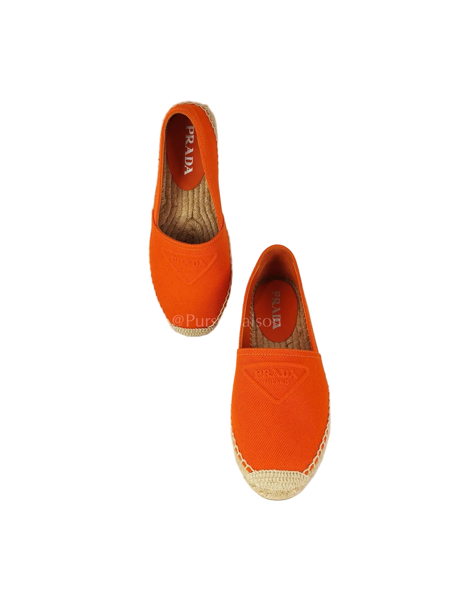 Calzature Donna Arancio (Orange) Espadrille Shoes Size 37EU (23.5cm) | Purse Maison Luxury Bags Shop