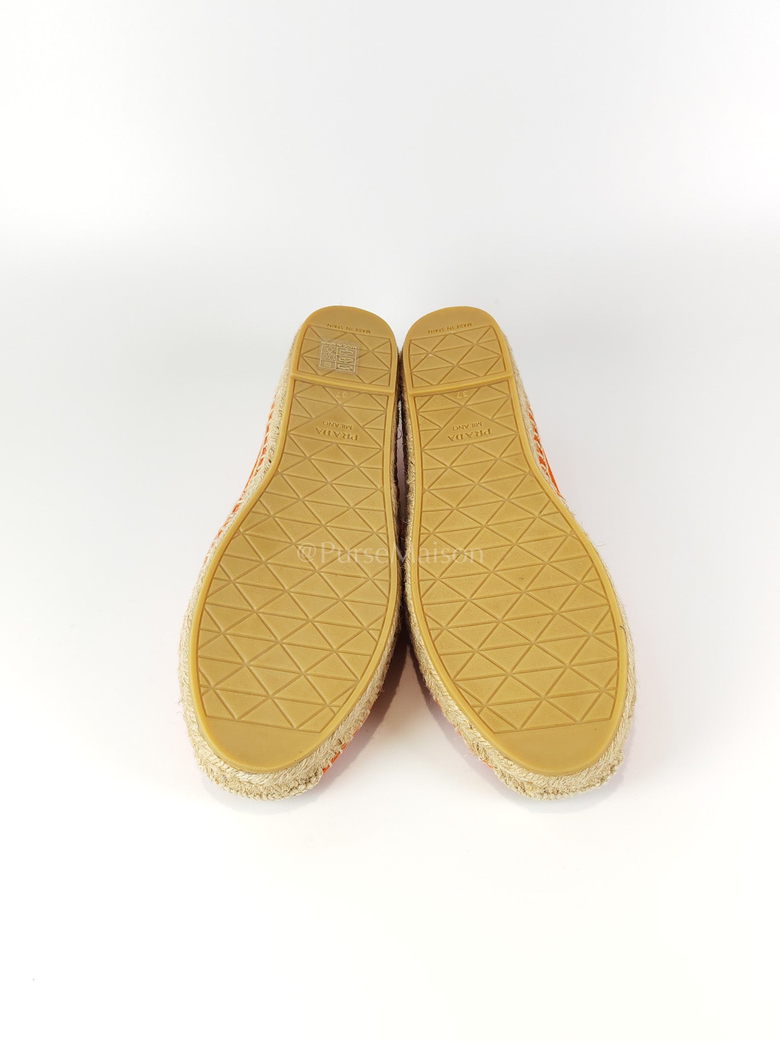 Calzature Donna Arancio (Orange) Espadrille Shoes Size 37EU (23.5cm) | Purse Maison Luxury Bags Shop