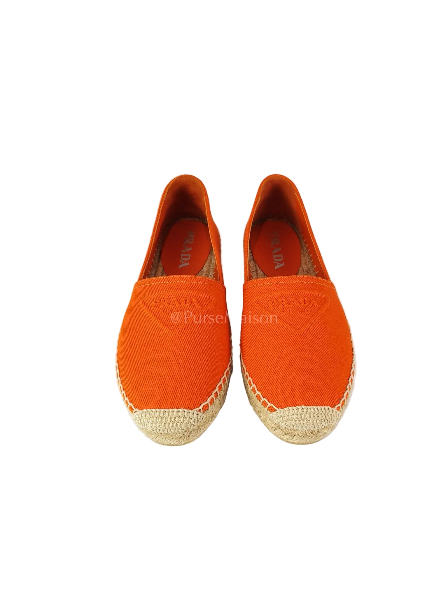 Calzature Donna Arancio (Orange) Espadrille Shoes Size 37EU (23.5cm) | Purse Maison Luxury Bags Shop
