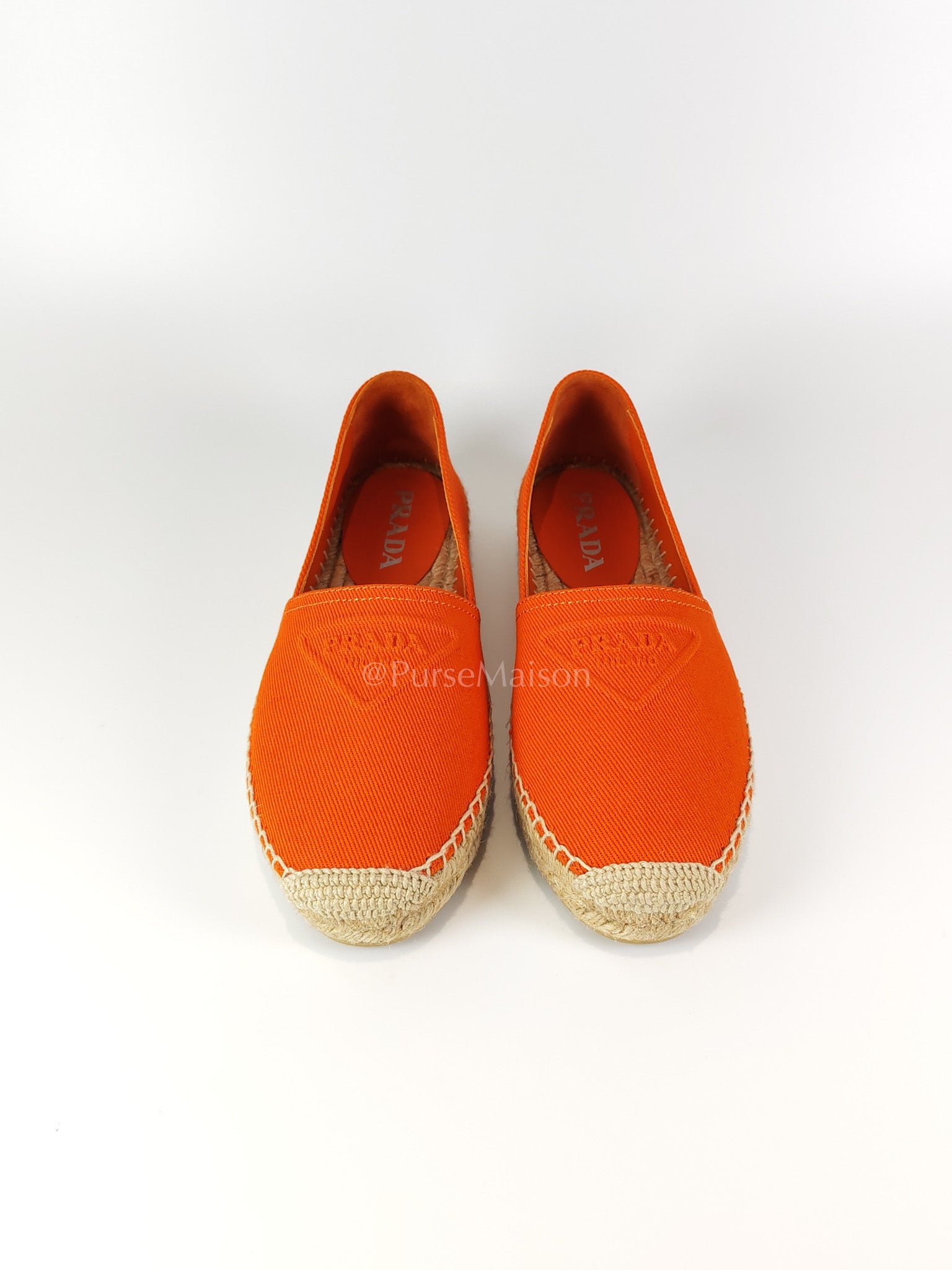 Calzature Donna Arancio (Orange) Espadrille Shoes Size 37EU (23.5cm) | Purse Maison Luxury Bags Shop