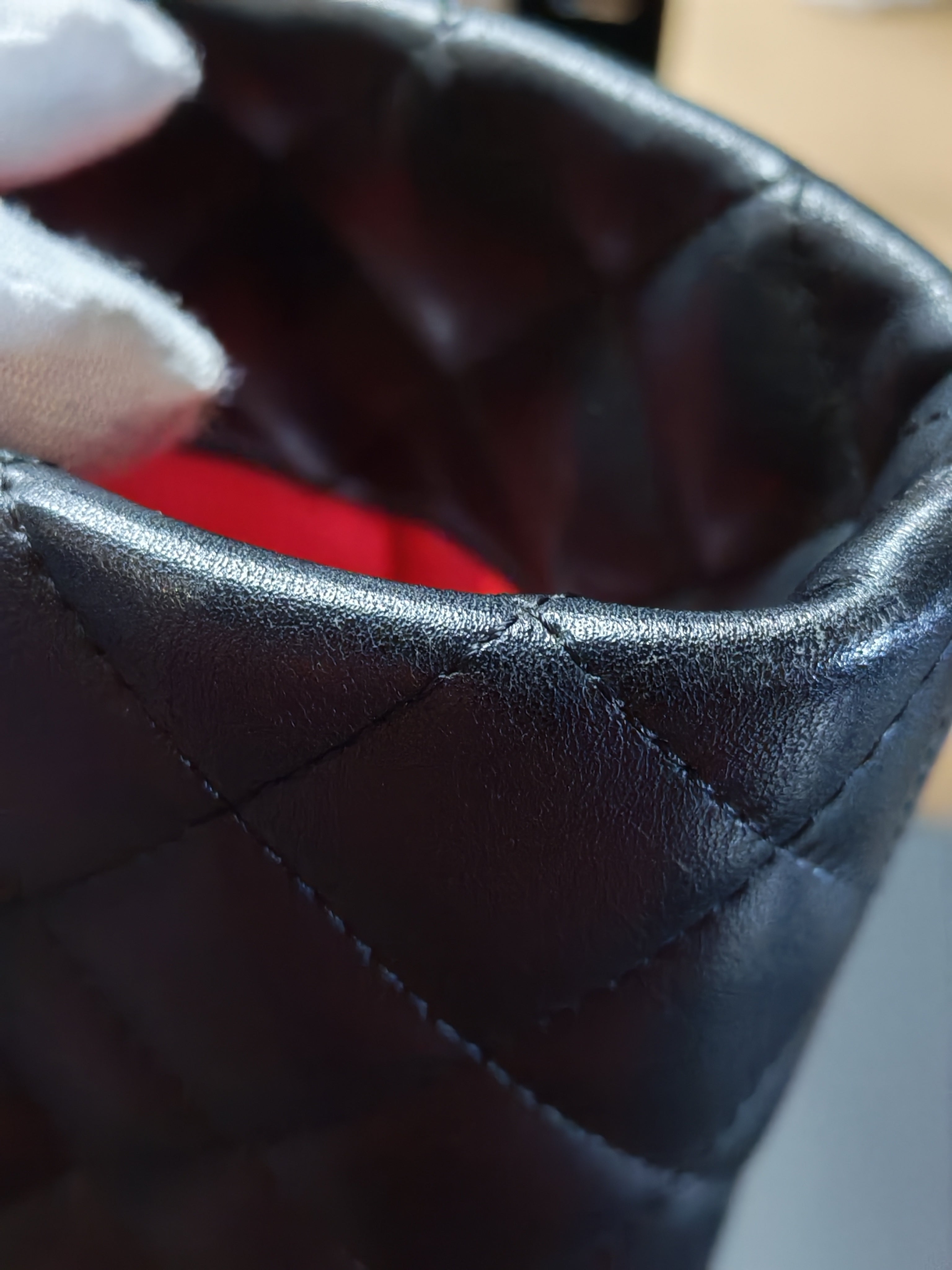 Cambon Medium in Black Lambskin Leather and Silver Hardware Series 12 | Purse Maison Luxury Bags Shop