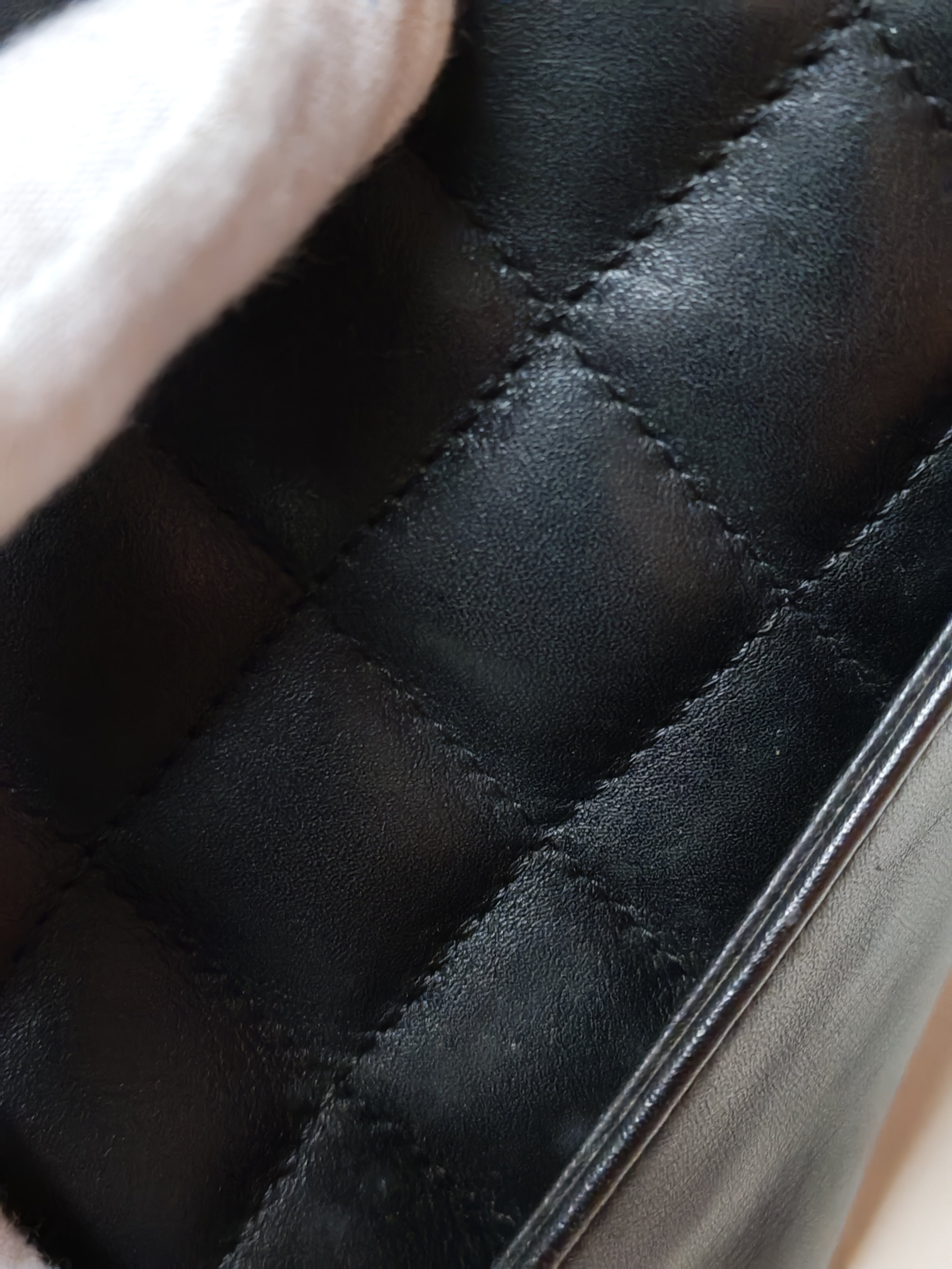 Cambon Medium in Black Lambskin Leather and Silver Hardware Series 12 | Purse Maison Luxury Bags Shop
